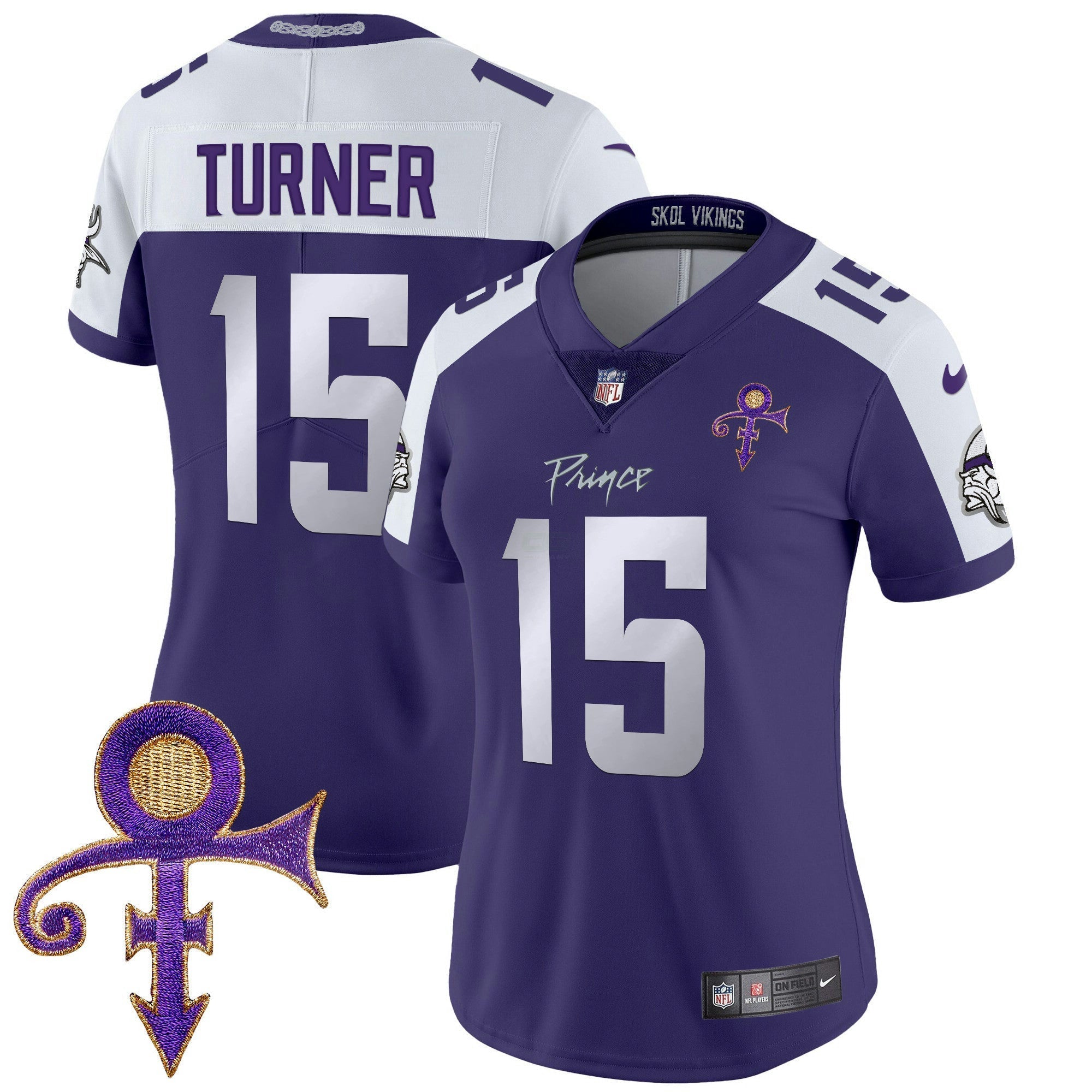 Camisa NFL Women’s Minnesota 2024 Prince Vapor Limited Jersey