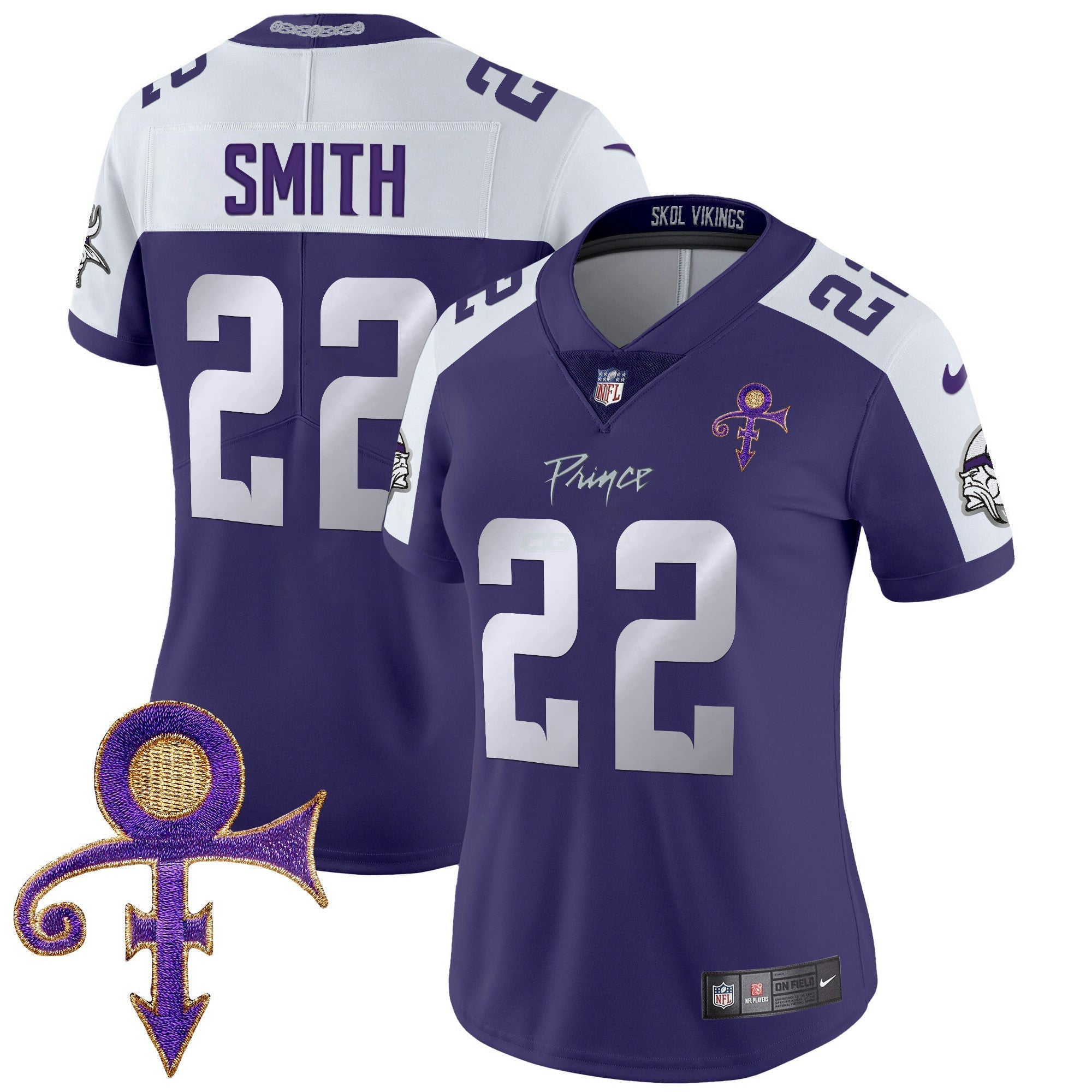 Camisa NFL Women’s Minnesota 2024 Prince Vapor Limited Jersey