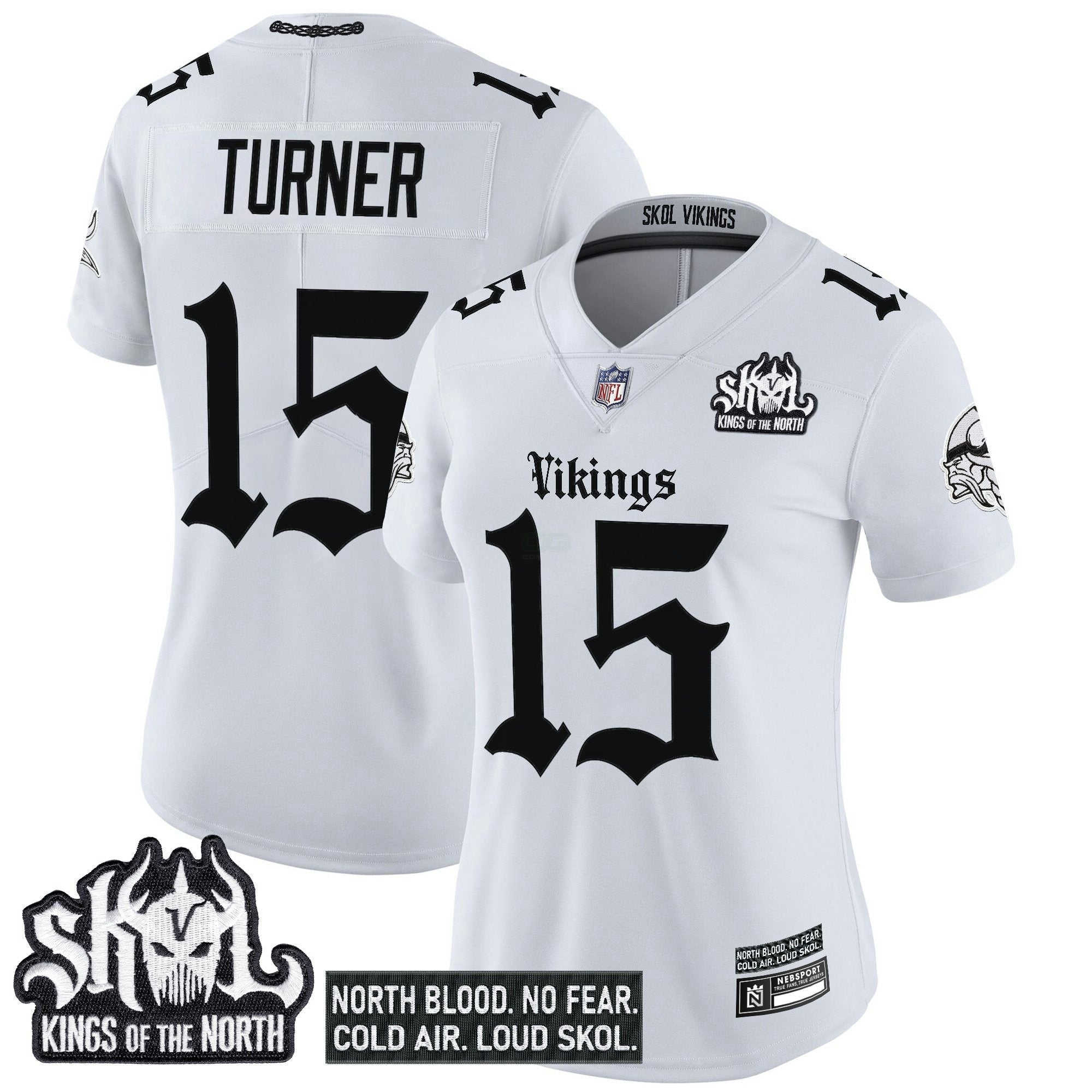 Camisa NFL Women’s Minnesota ‘Gothic Norseblood Edition’ Vapor Limited Jersey
