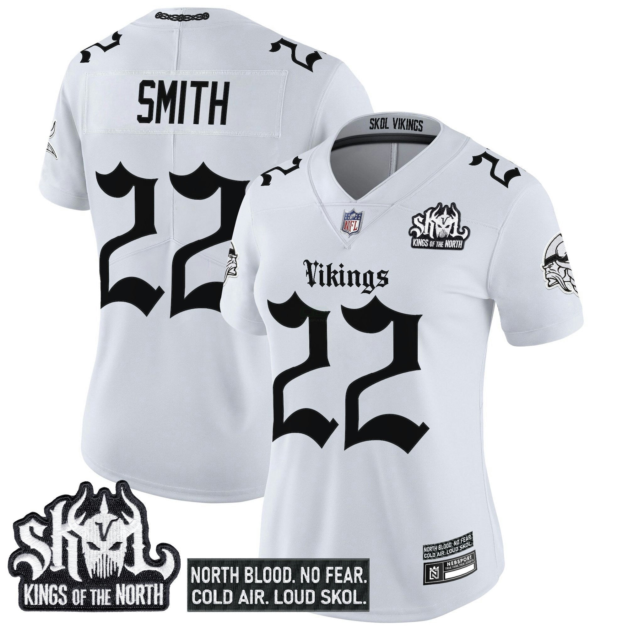 Camisa NFL Women’s Minnesota ‘Gothic Norseblood Edition’ Vapor Limited Jersey