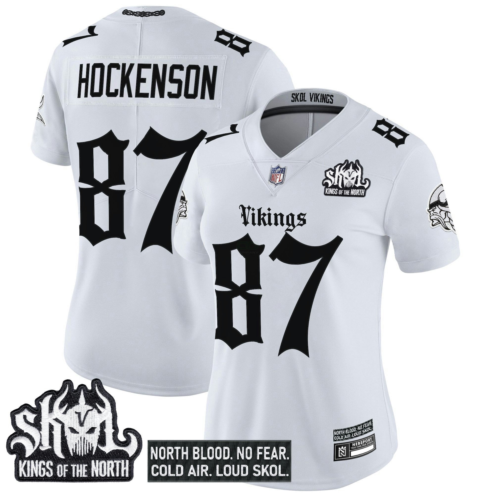 Camisa NFL Women’s Minnesota ‘Gothic Norseblood Edition’ Vapor Limited Jersey