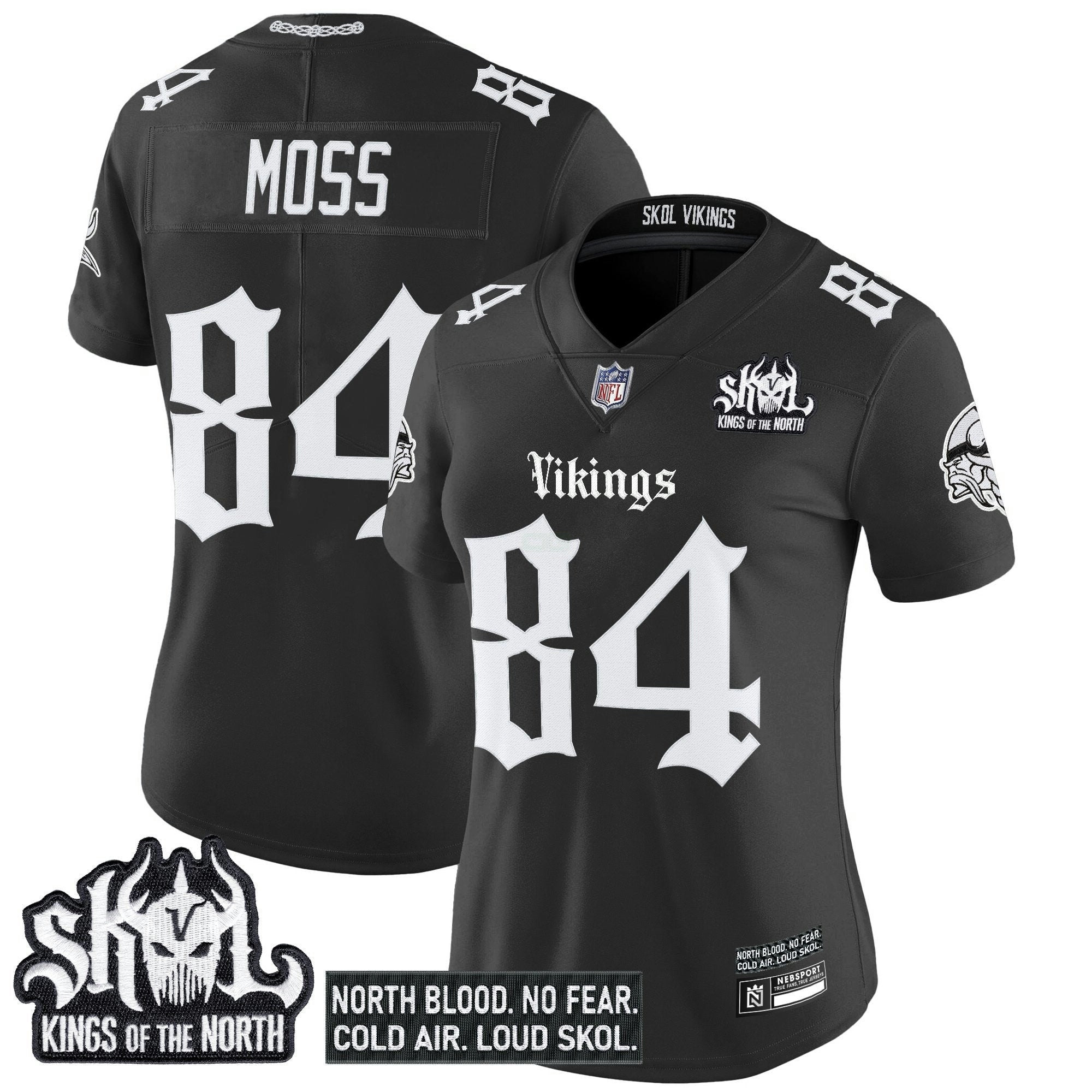 Camisa NFL Women’s Minnesota ‘Gothic Norseblood Edition’ Vapor Limited Jersey