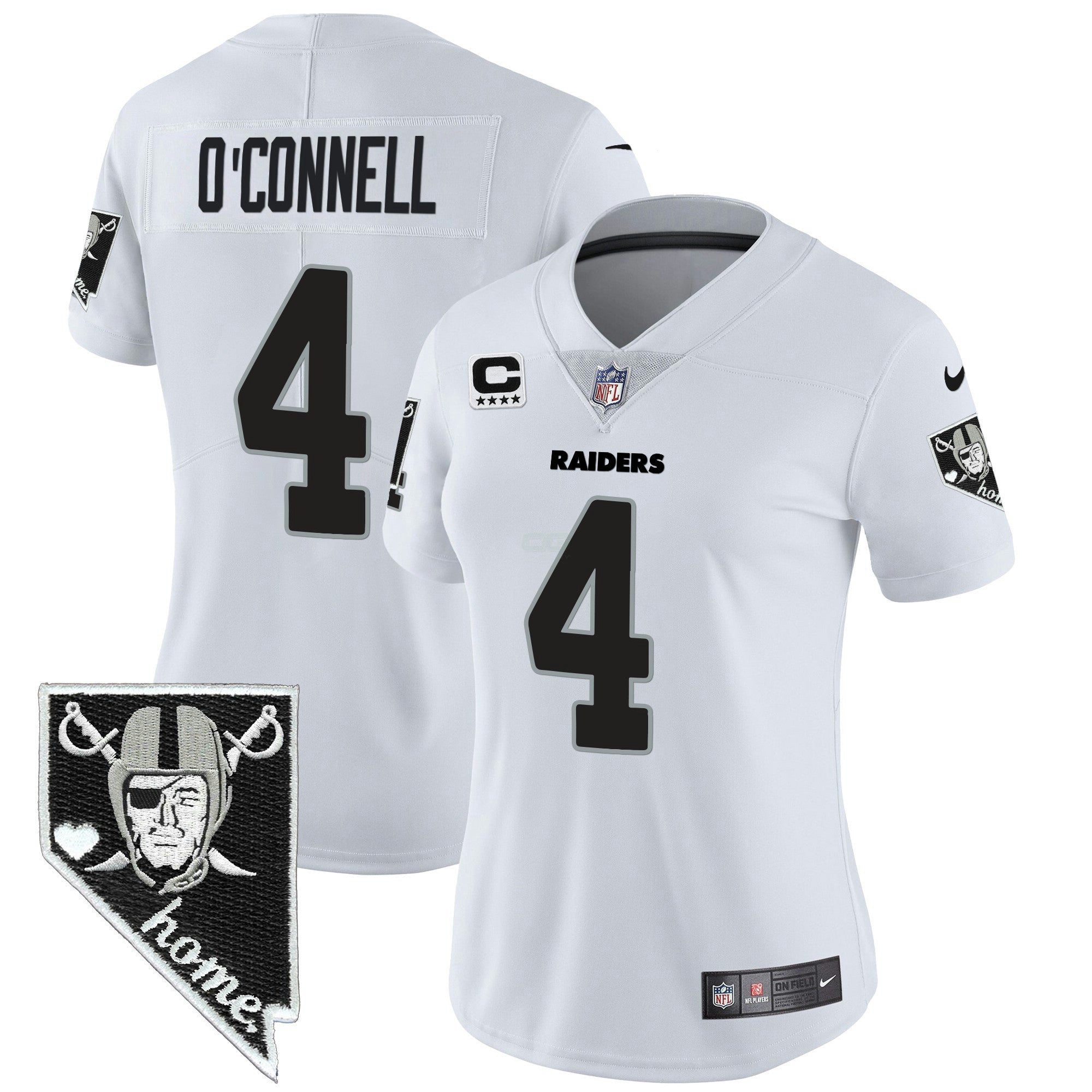 Camisa NFL Women’s Nevada Home Patch Vapor Jersey