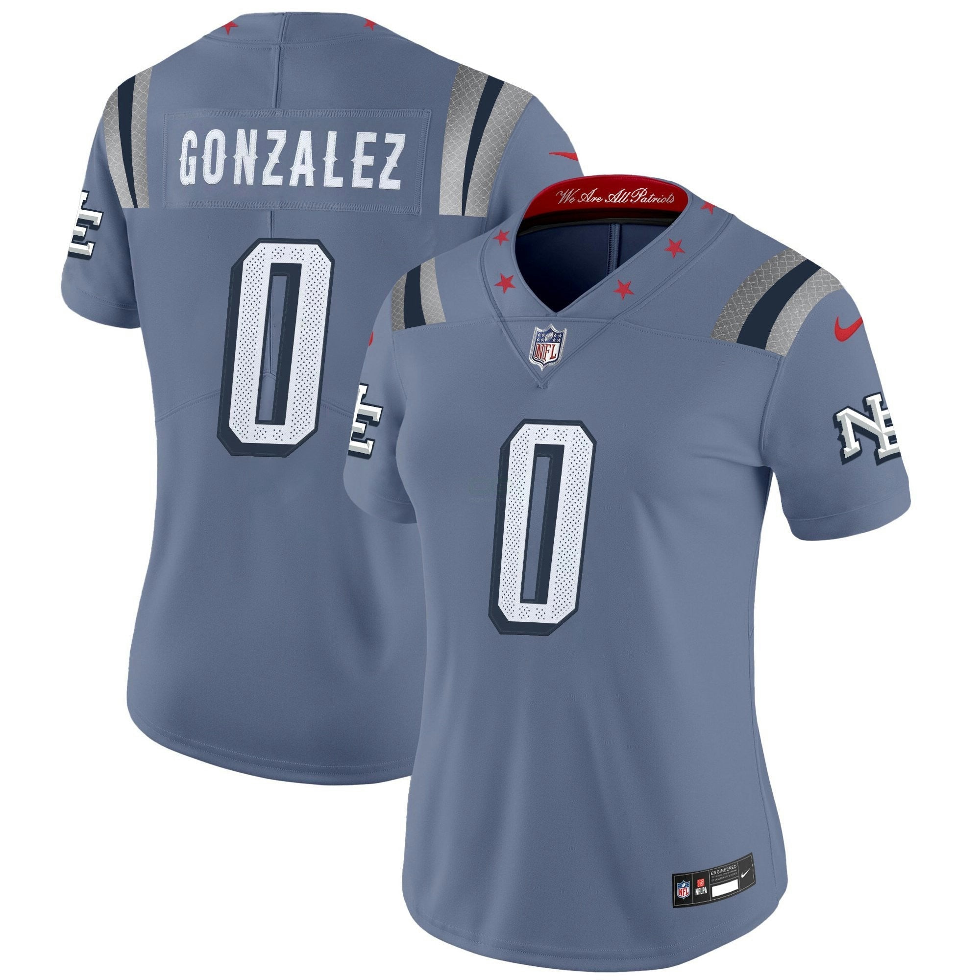 Camisa NFL Women’s New England 2025 “Rivalries” Vapor Limited Jersey