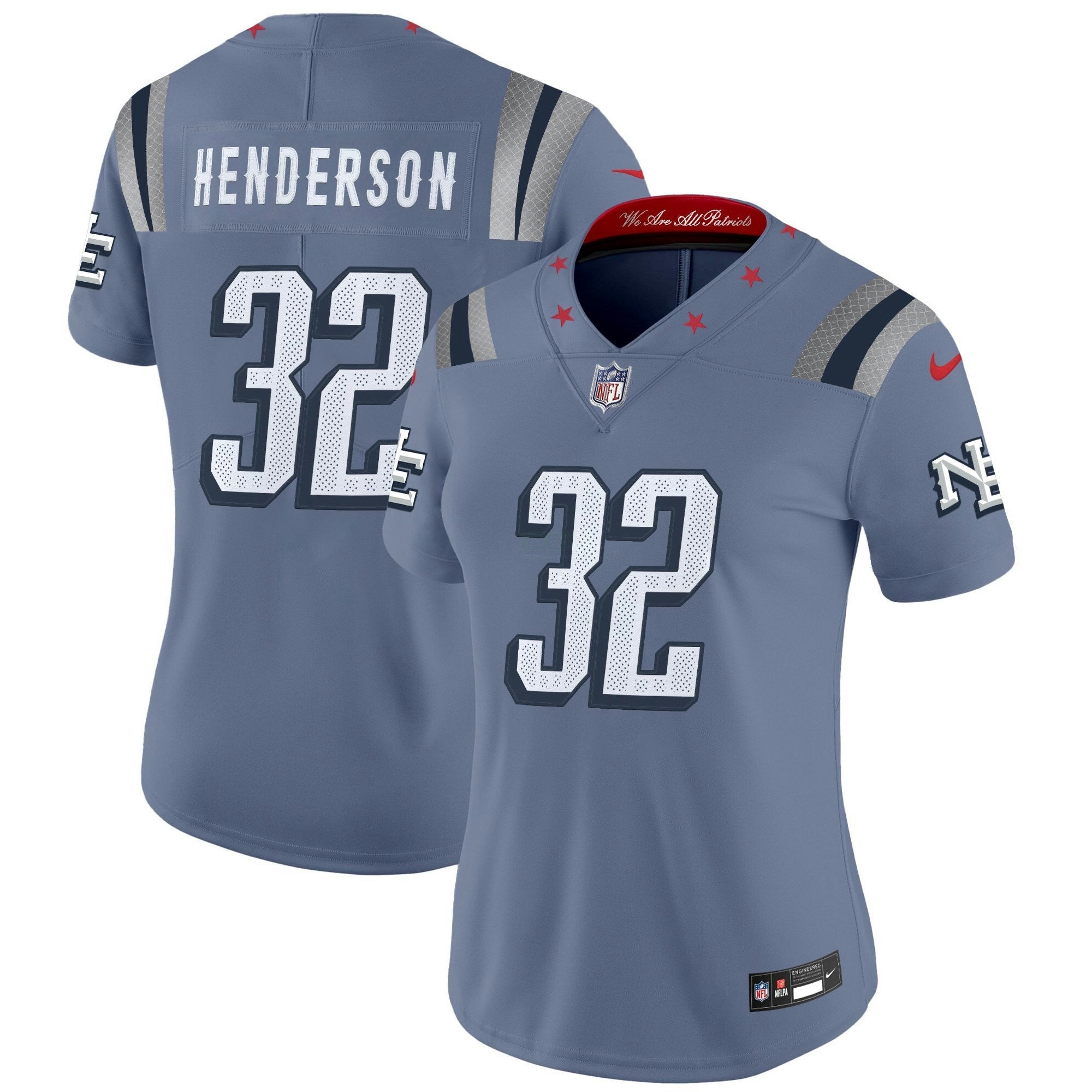 Camisa NFL Women’s New England 2025 “Rivalries” Vapor Limited Jersey