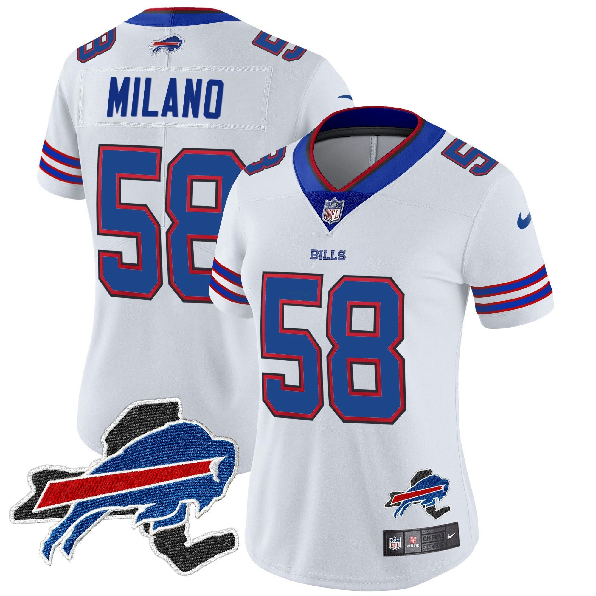 Camisa NFL Women’s New York Patch Vapor Limited Jersey