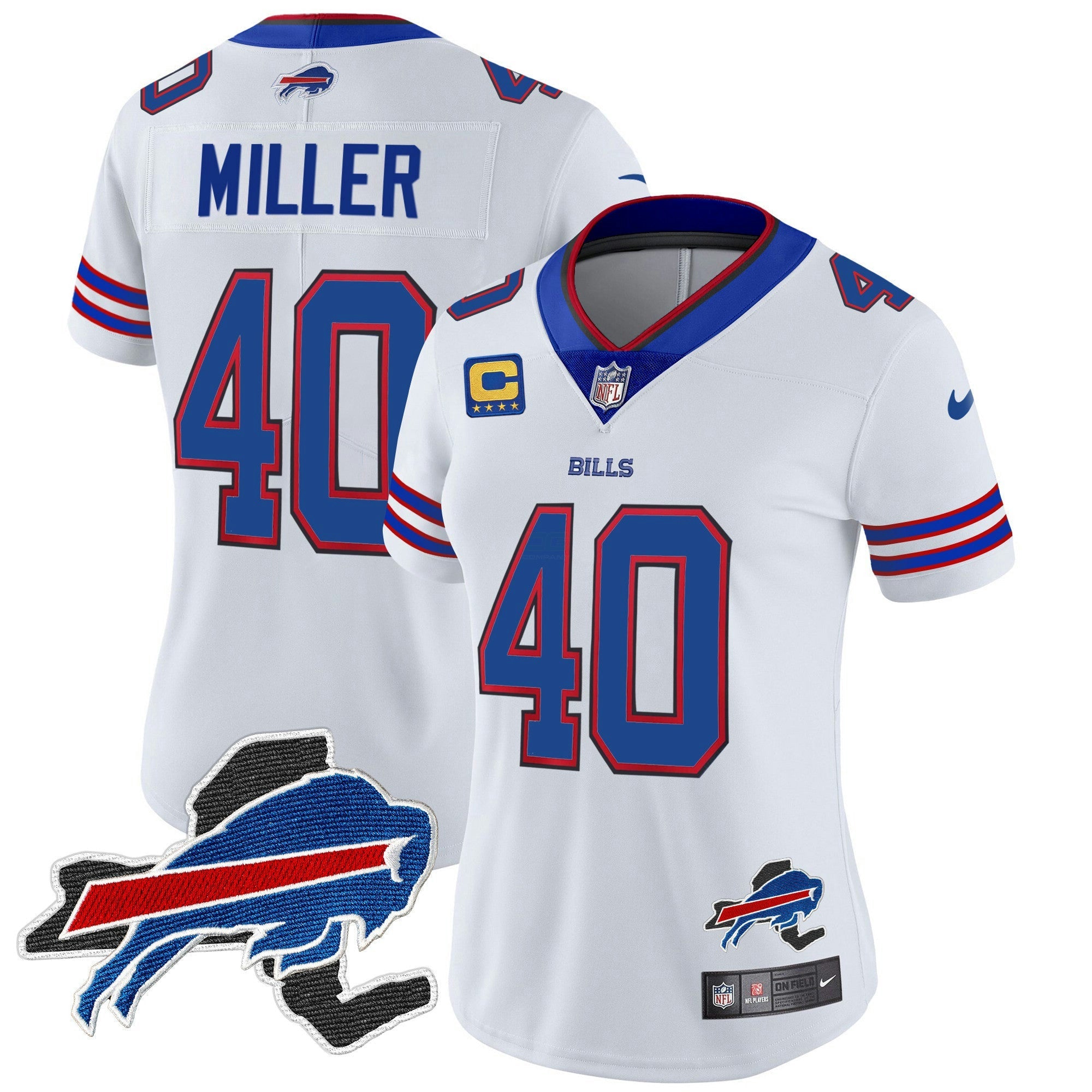 Camisa NFL Women’s New York Patch Vapor Limited Jersey