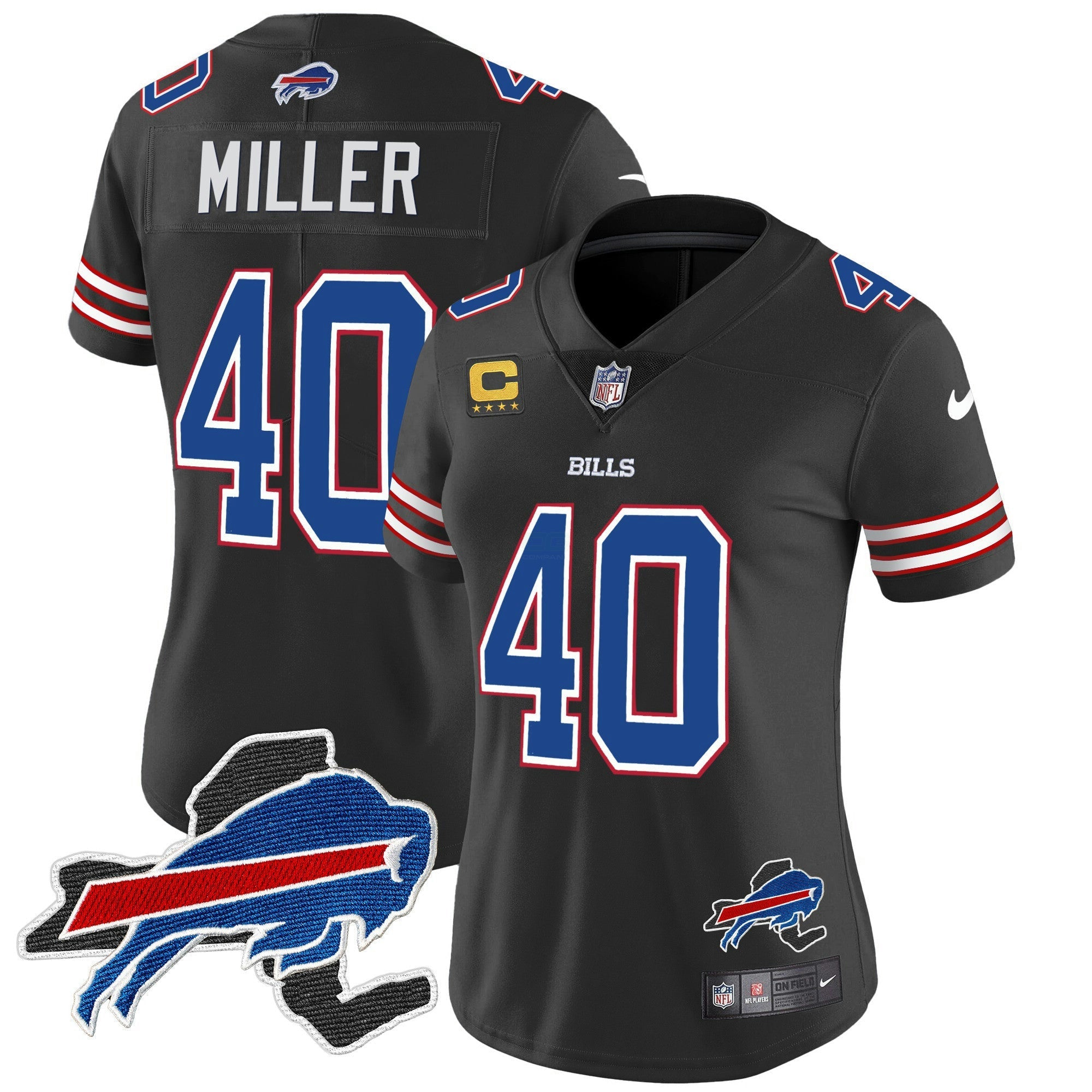 Camisa NFL Women’s New York Patch Vapor Limited Jersey