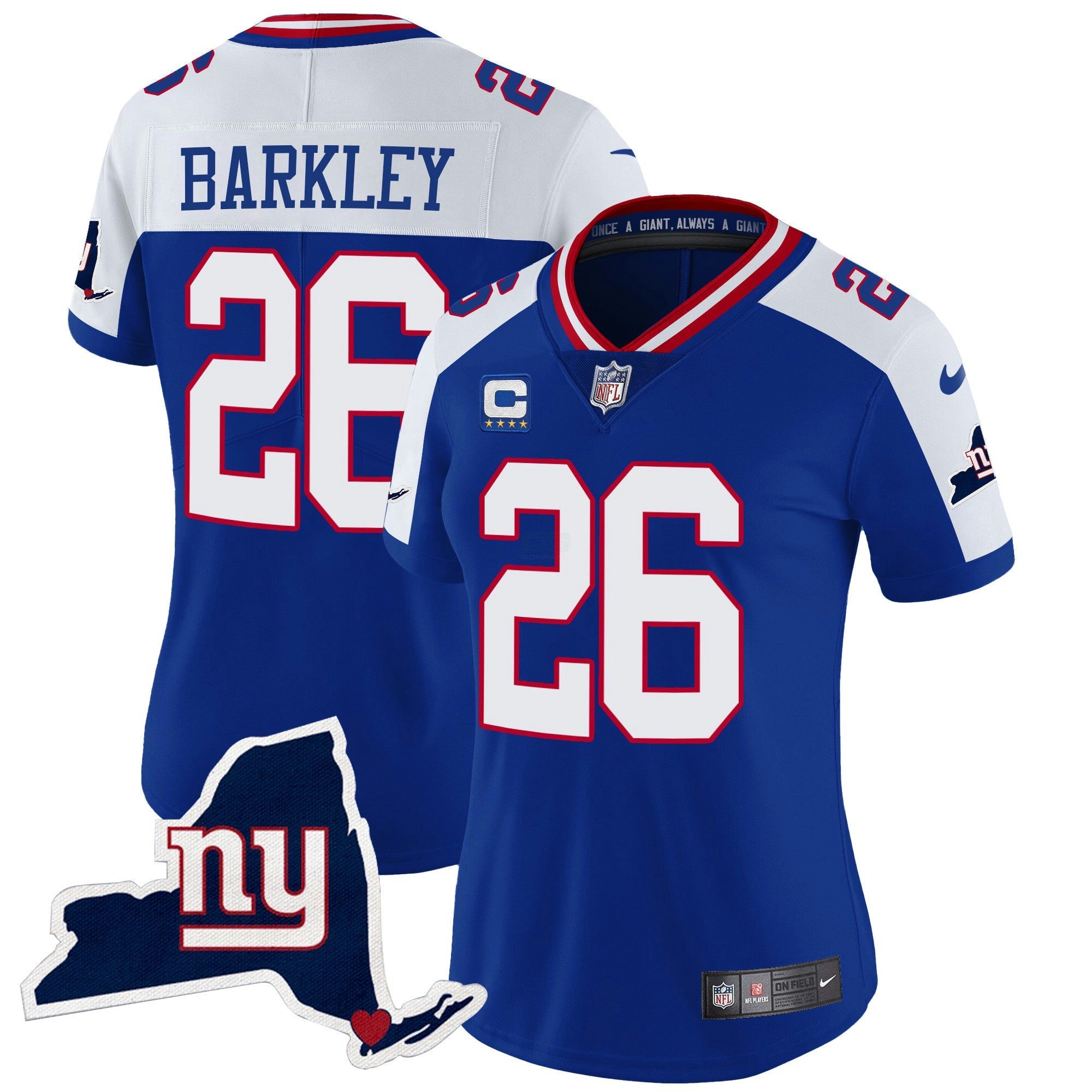 Camisa NFL Women’s New York State Map Patch Limited Jersey V2