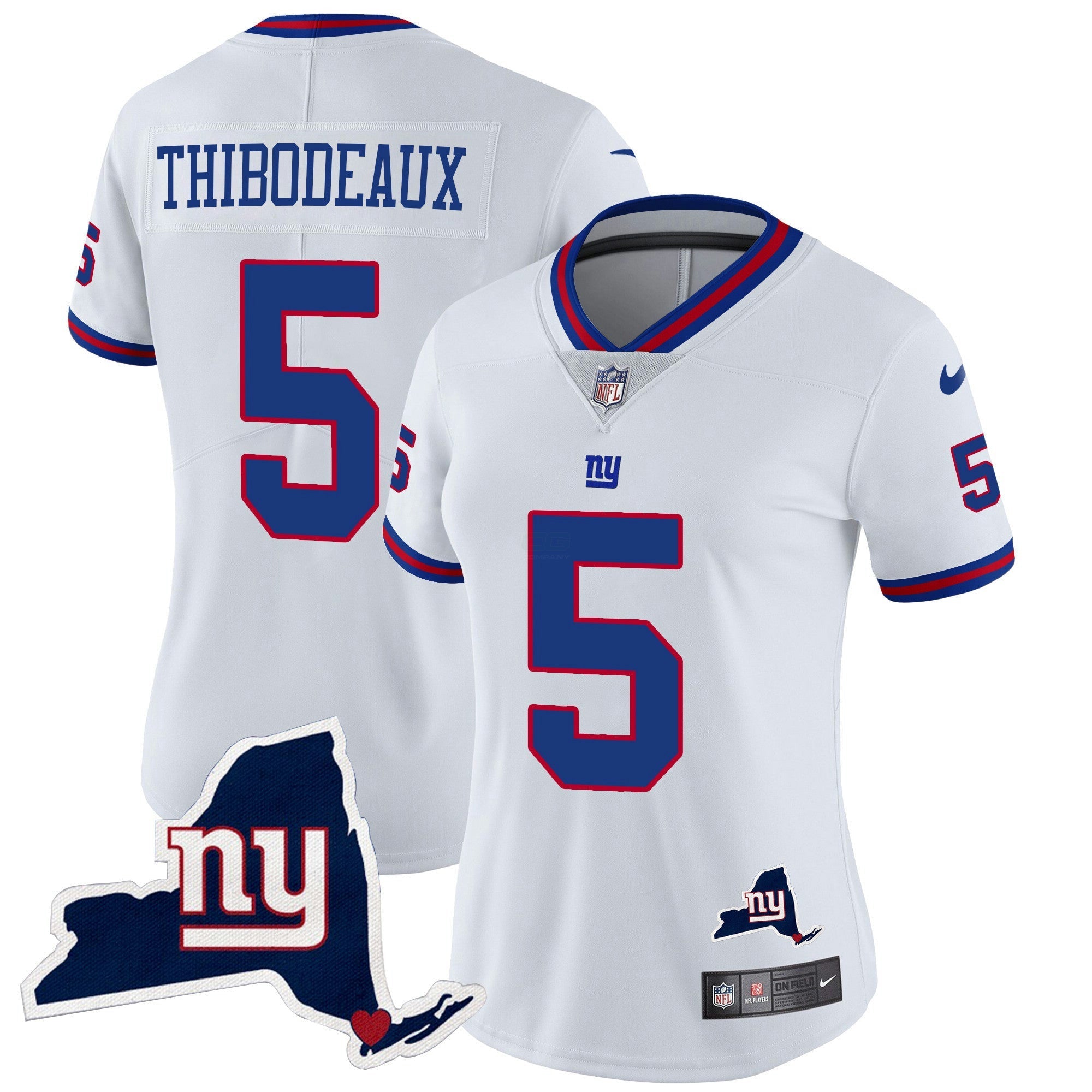 Camisa NFL Women’s New York State Map Patch Limited Jersey V2
