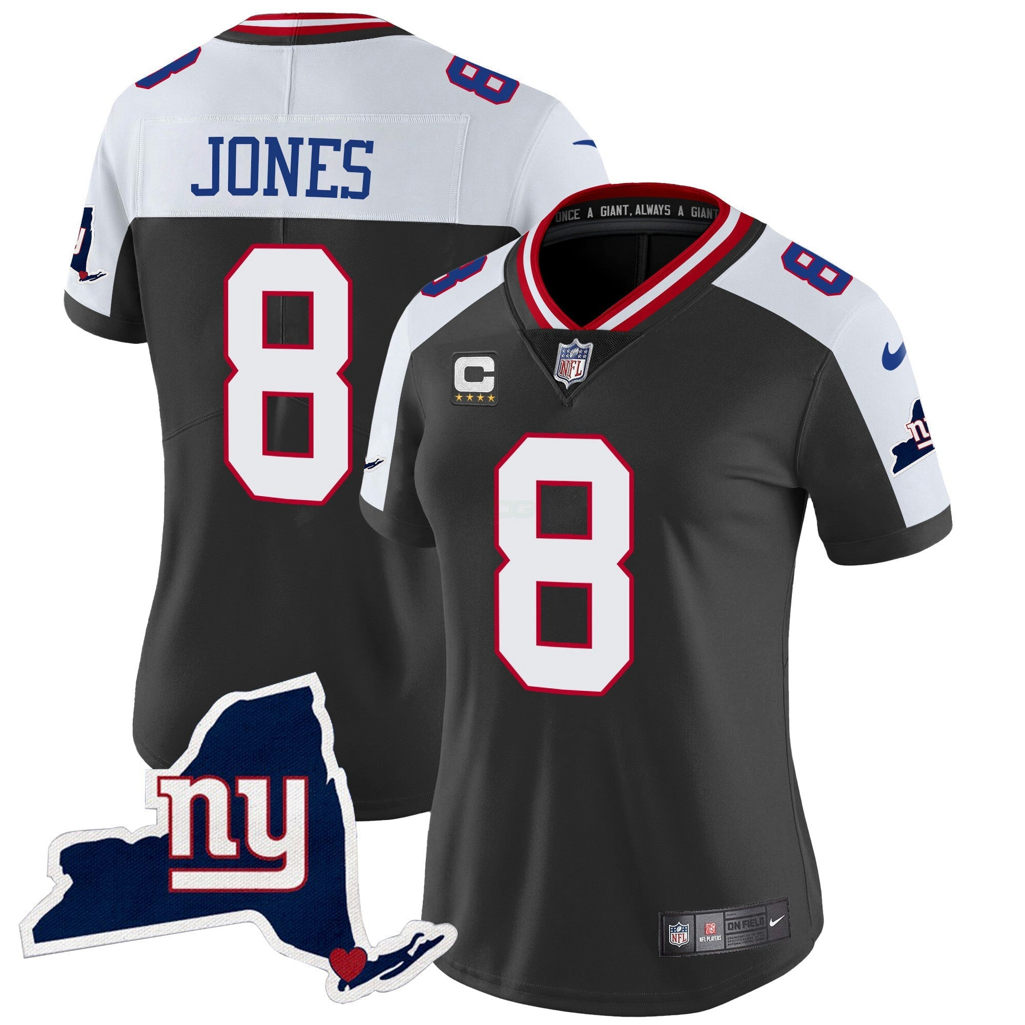 Camisa NFL Women’s New York State Map Patch Limited Jersey V2