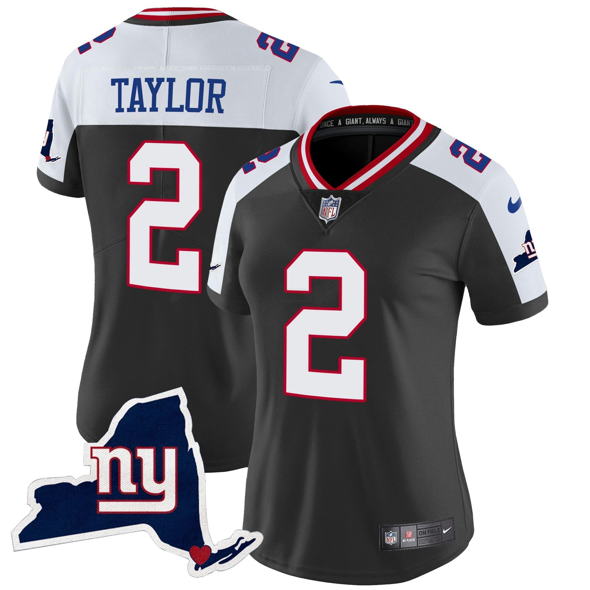 Camisa NFL Women’s New York State Map Patch Limited Jersey V2