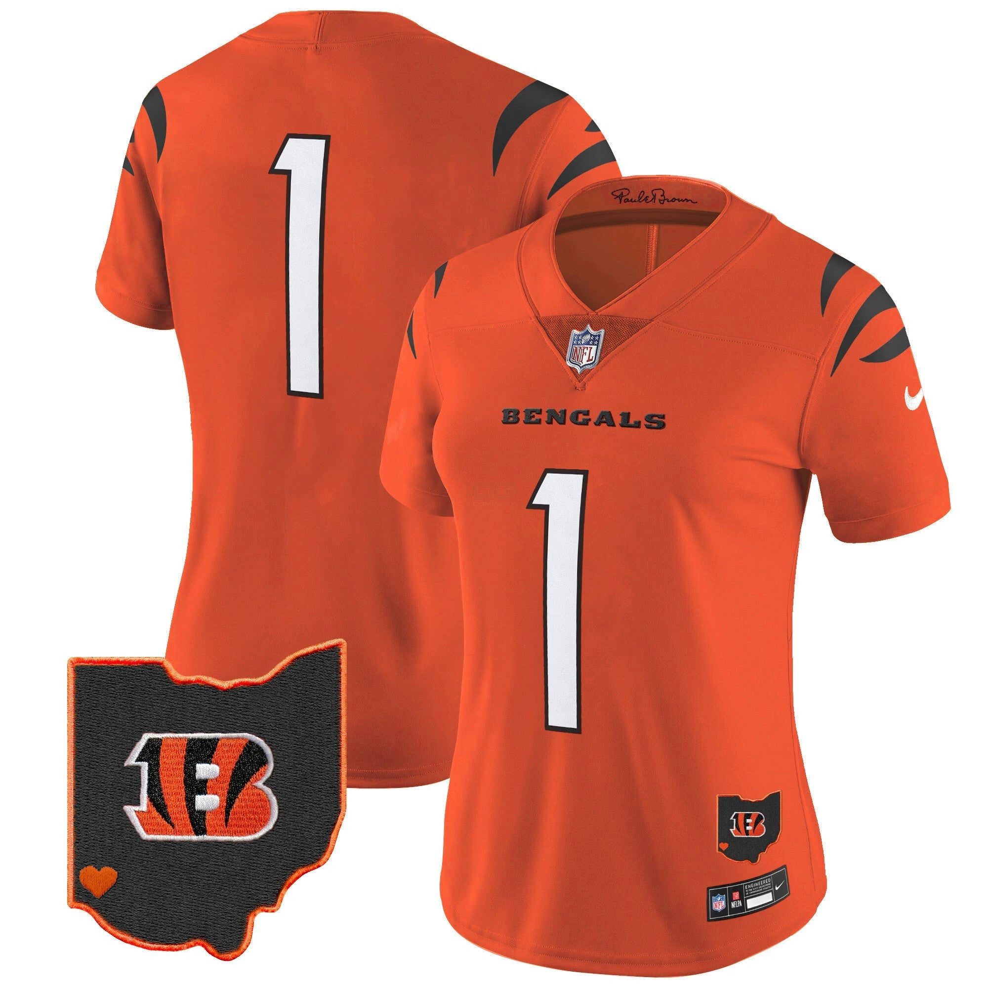 Camisa NFL Women’s Ohio Patch Vapor Limited Jersey