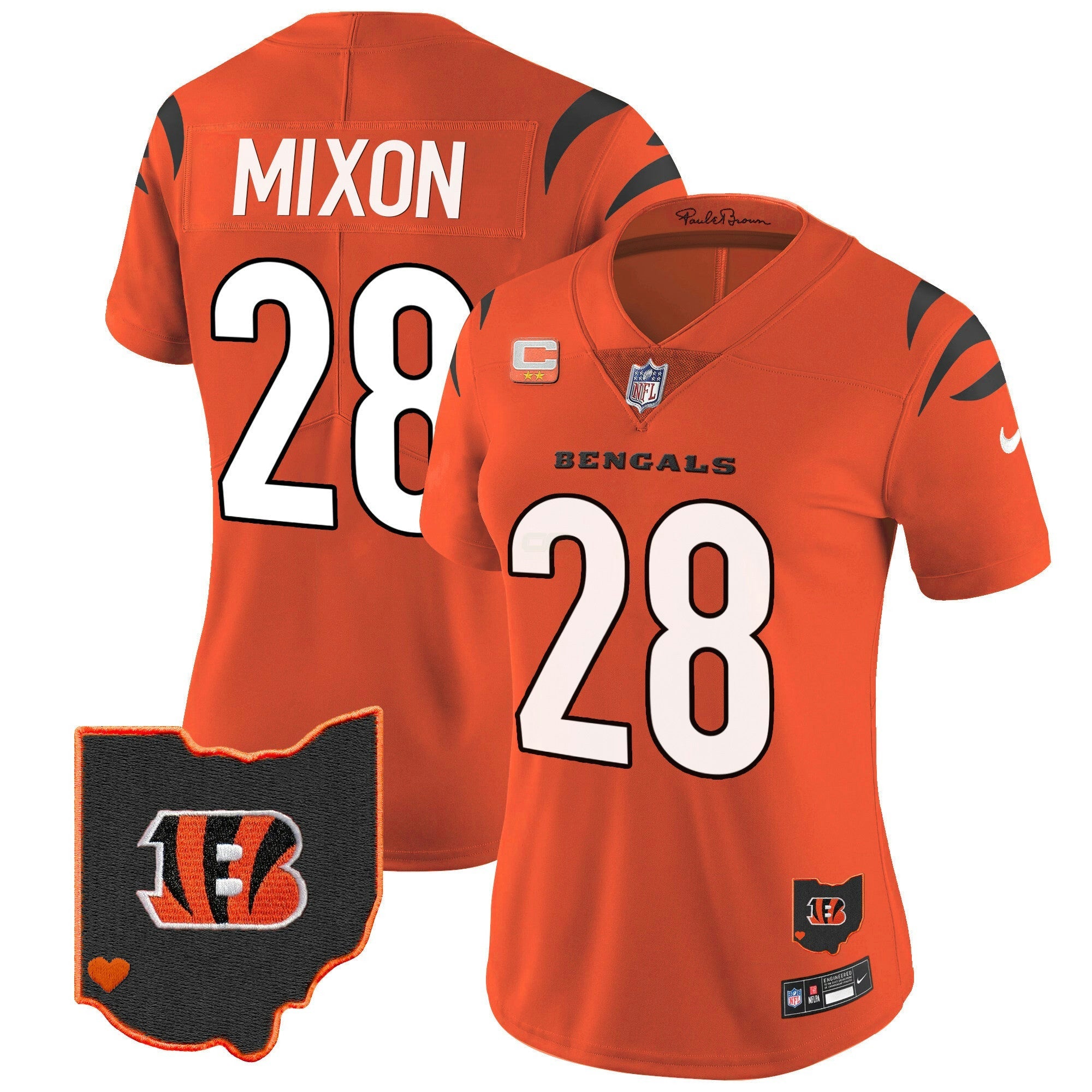 Camisa NFL Women’s Ohio Patch Vapor Limited Jersey
