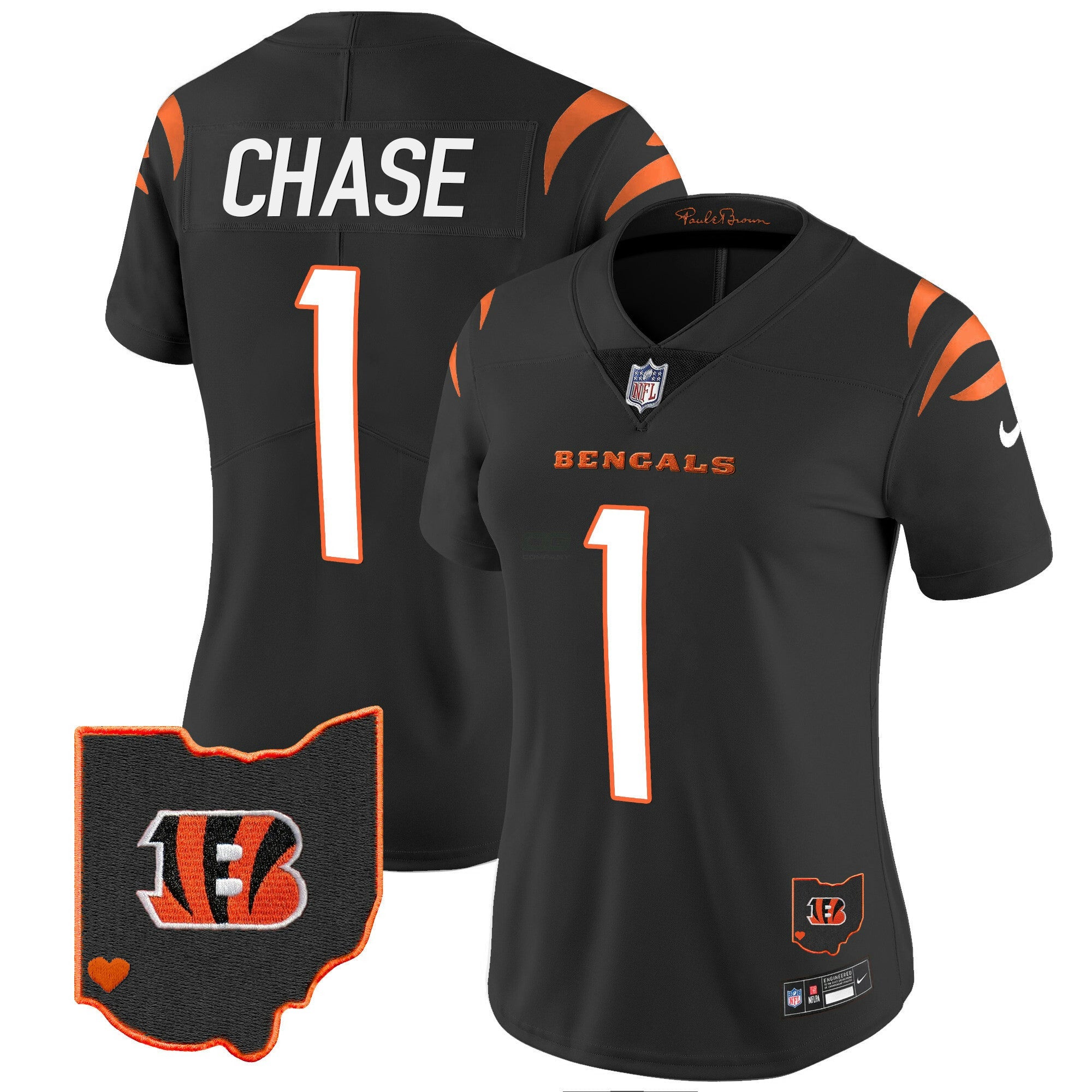 Camisa NFL Women’s Ohio Patch Vapor Limited Jersey