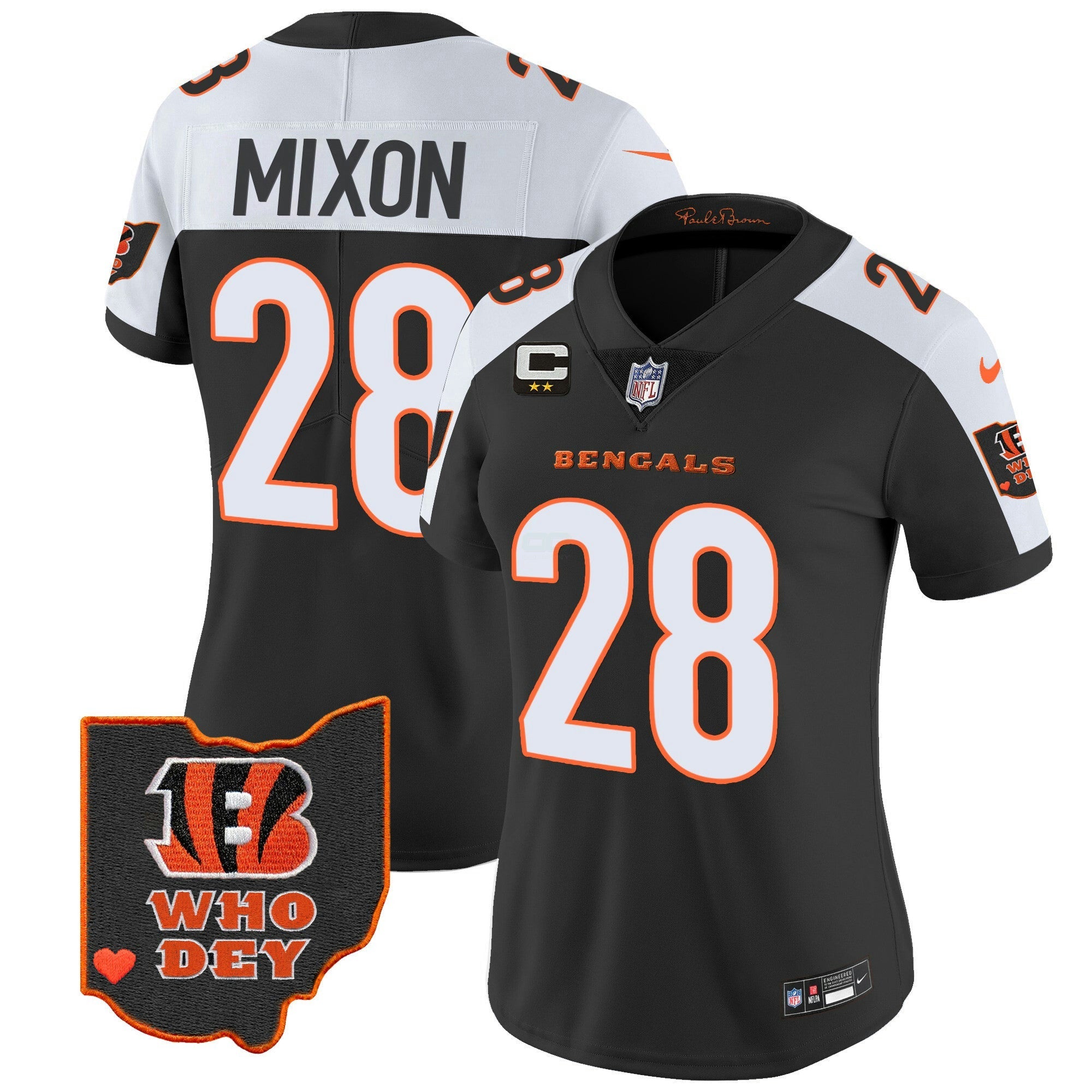 Camisa NFL Women’s Ohio Patch Vapor Limited Jersey V2