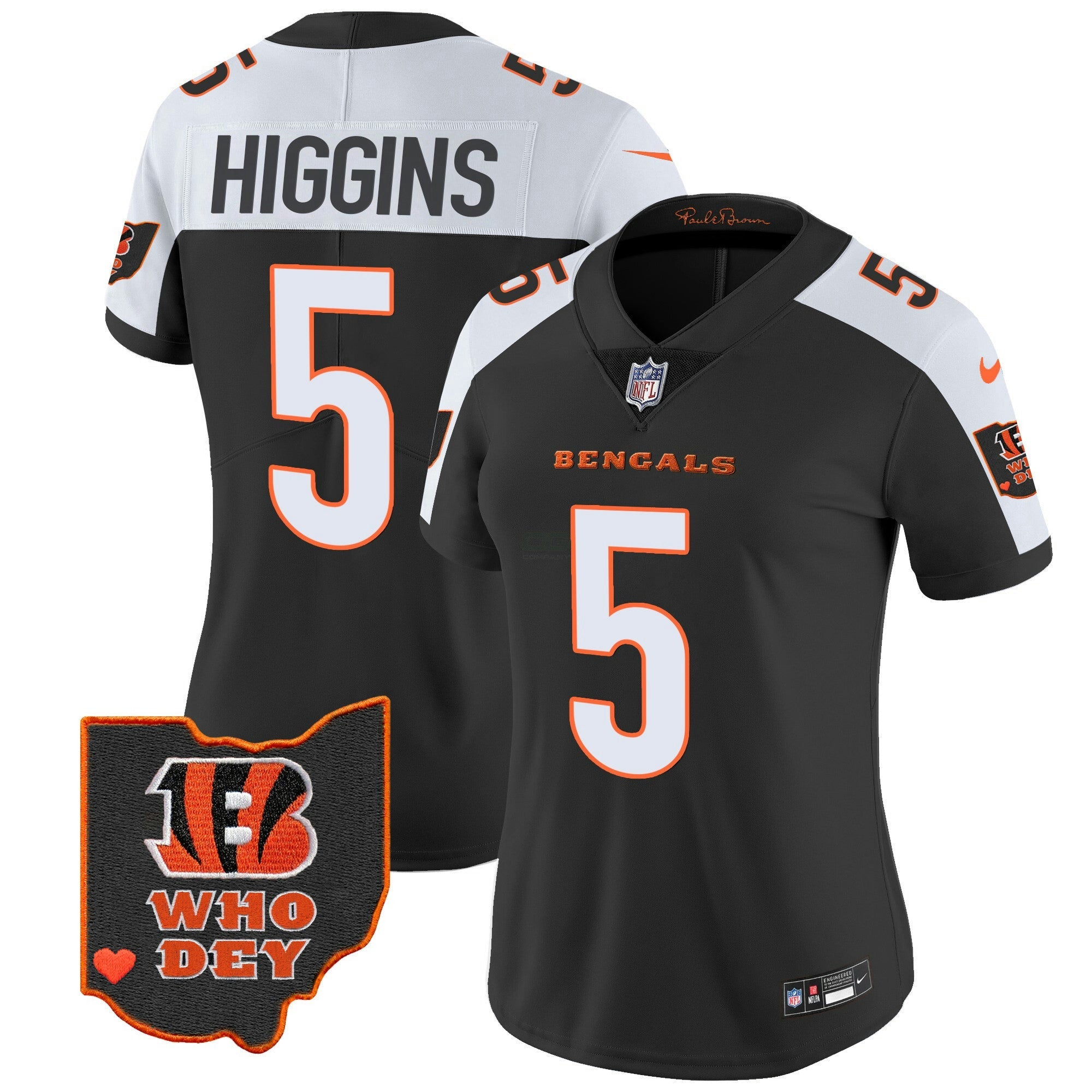 Camisa NFL Women’s Ohio Patch Vapor Limited Jersey V2