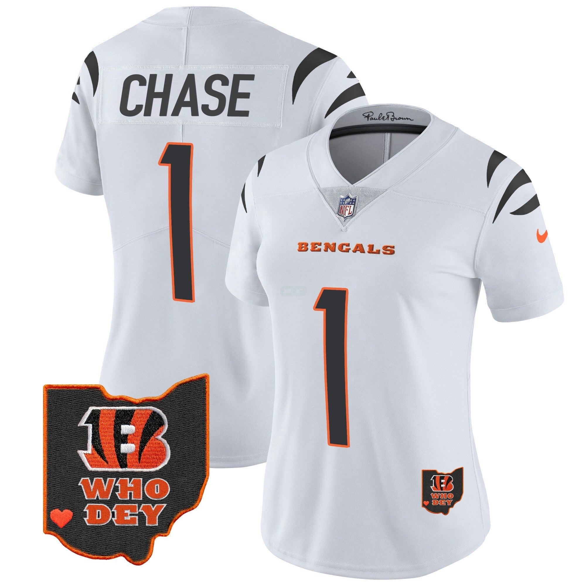 Camisa NFL Women’s Ohio Patch Vapor Limited Jersey V2