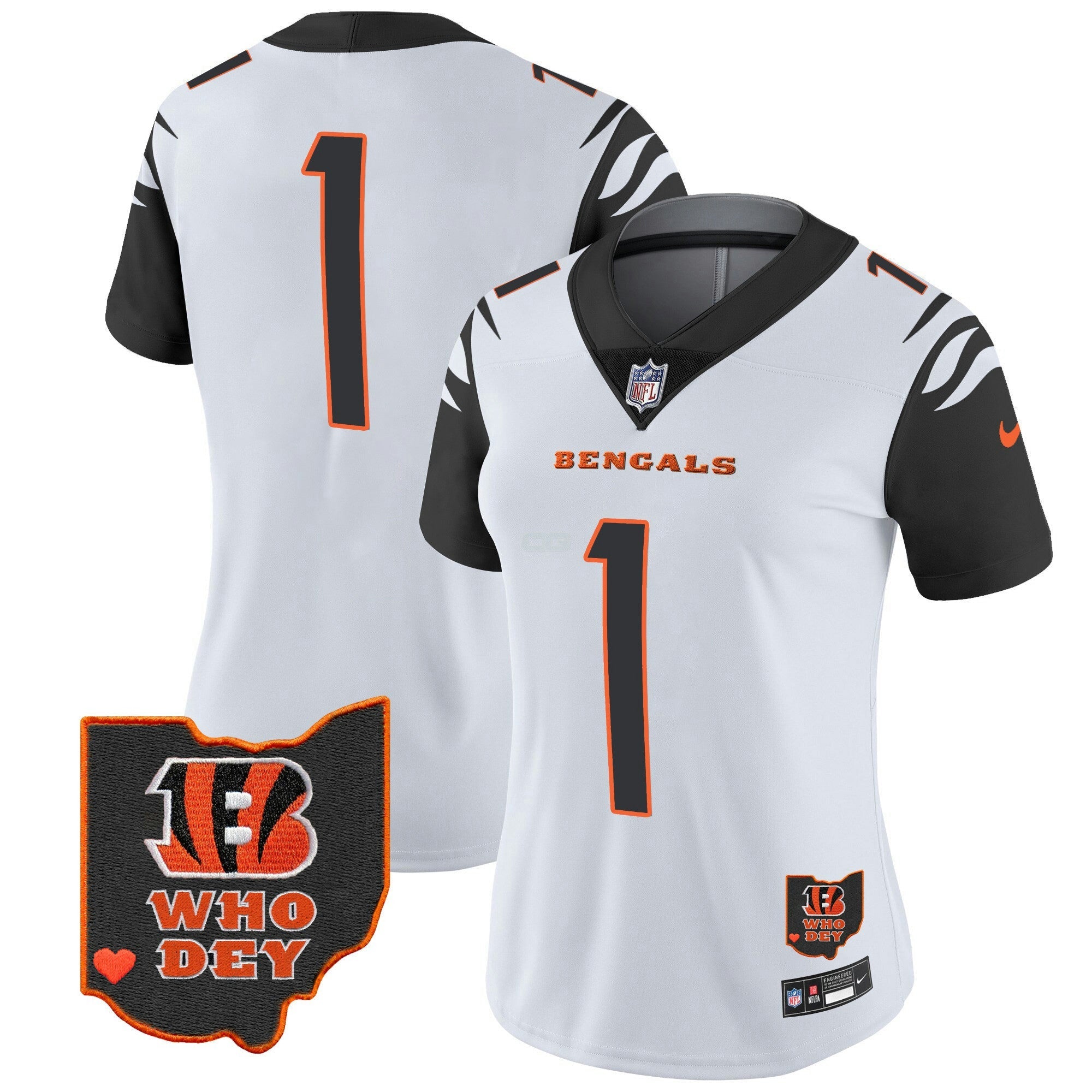 Camisa NFL Women’s Ohio Patch Vapor Limited Jersey V2