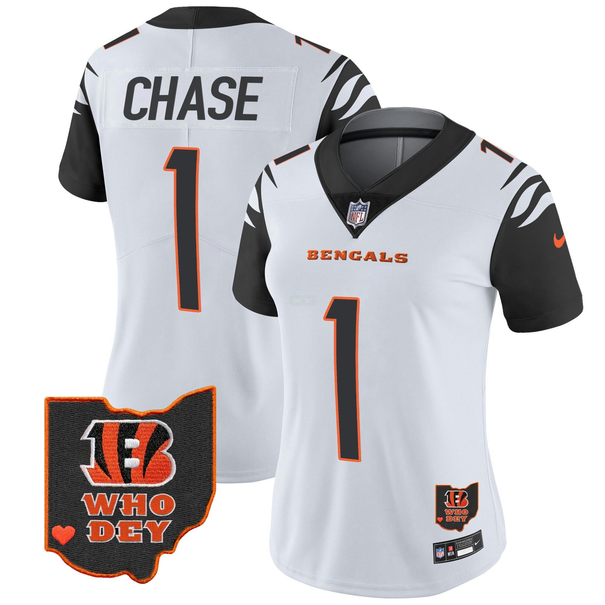 Camisa NFL Women’s Ohio Patch Vapor Limited Jersey V2