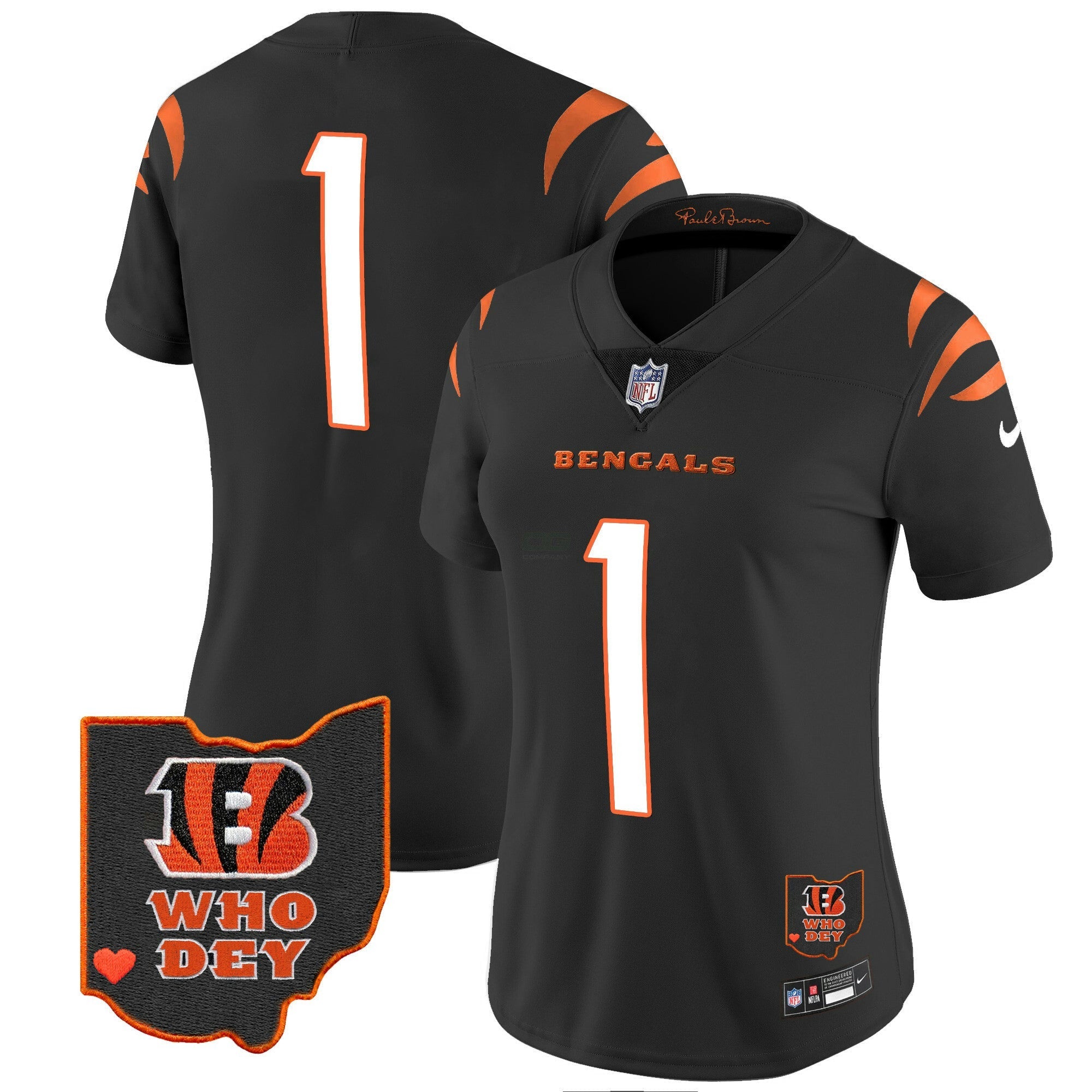 Camisa NFL Women’s Ohio Patch Vapor Limited Jersey V2