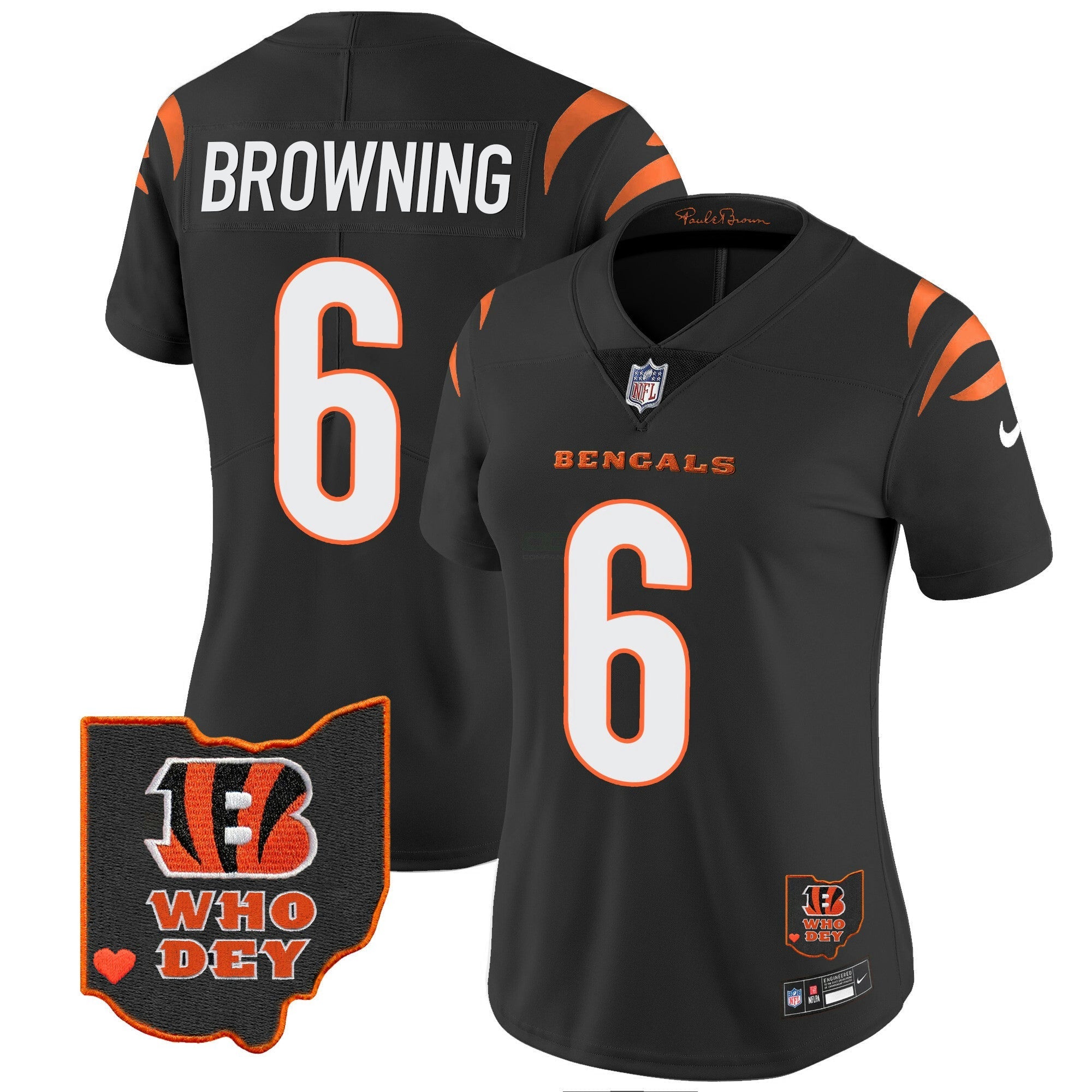 Camisa NFL Women’s Ohio Patch Vapor Limited Jersey V2