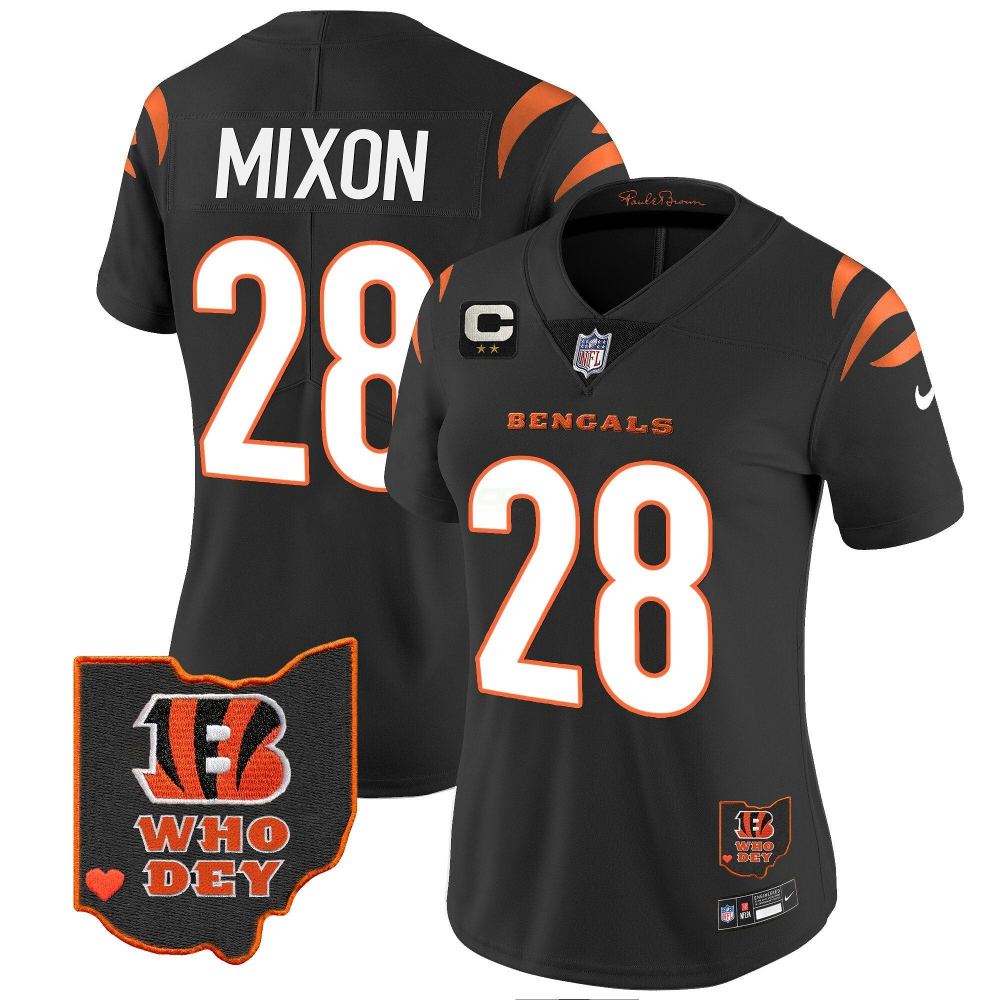 Camisa NFL Women’s Ohio Patch Vapor Limited Jersey V2