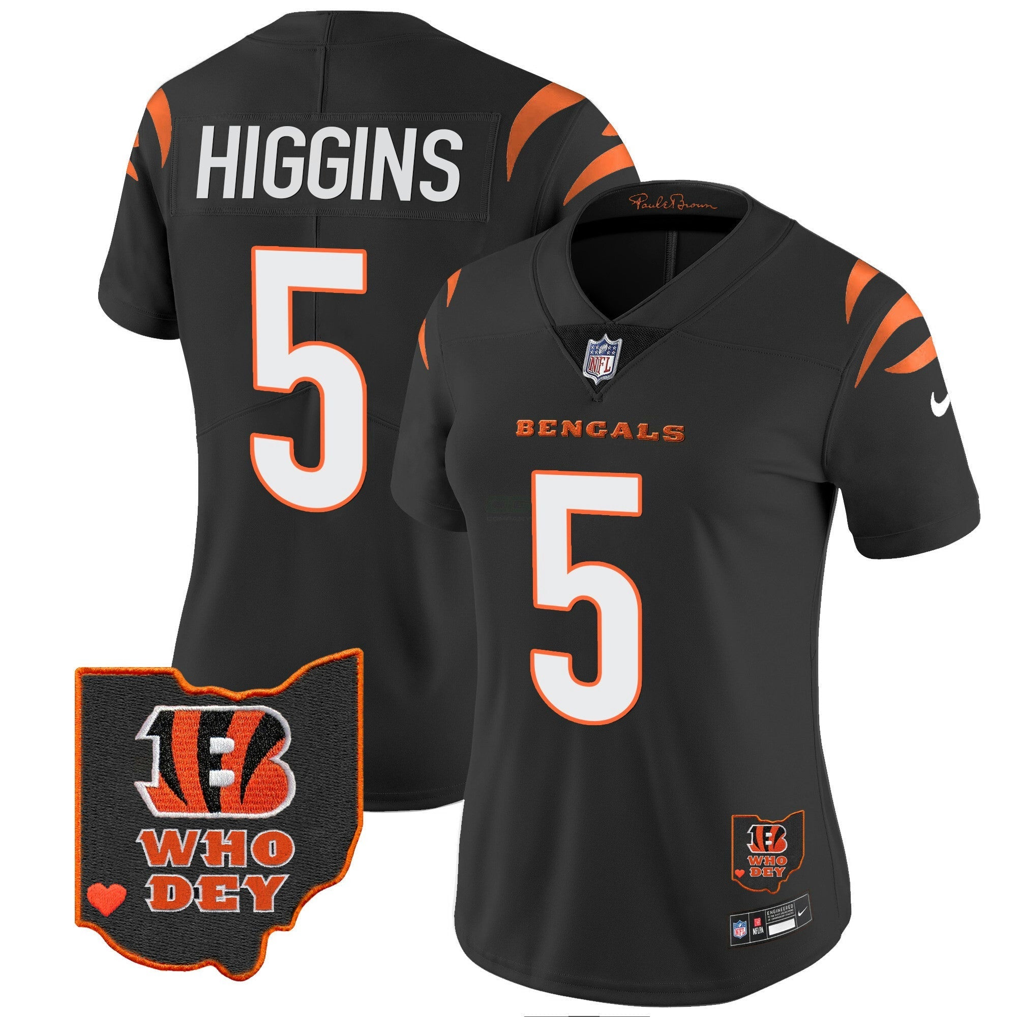 Camisa NFL Women’s Ohio Patch Vapor Limited Jersey V2