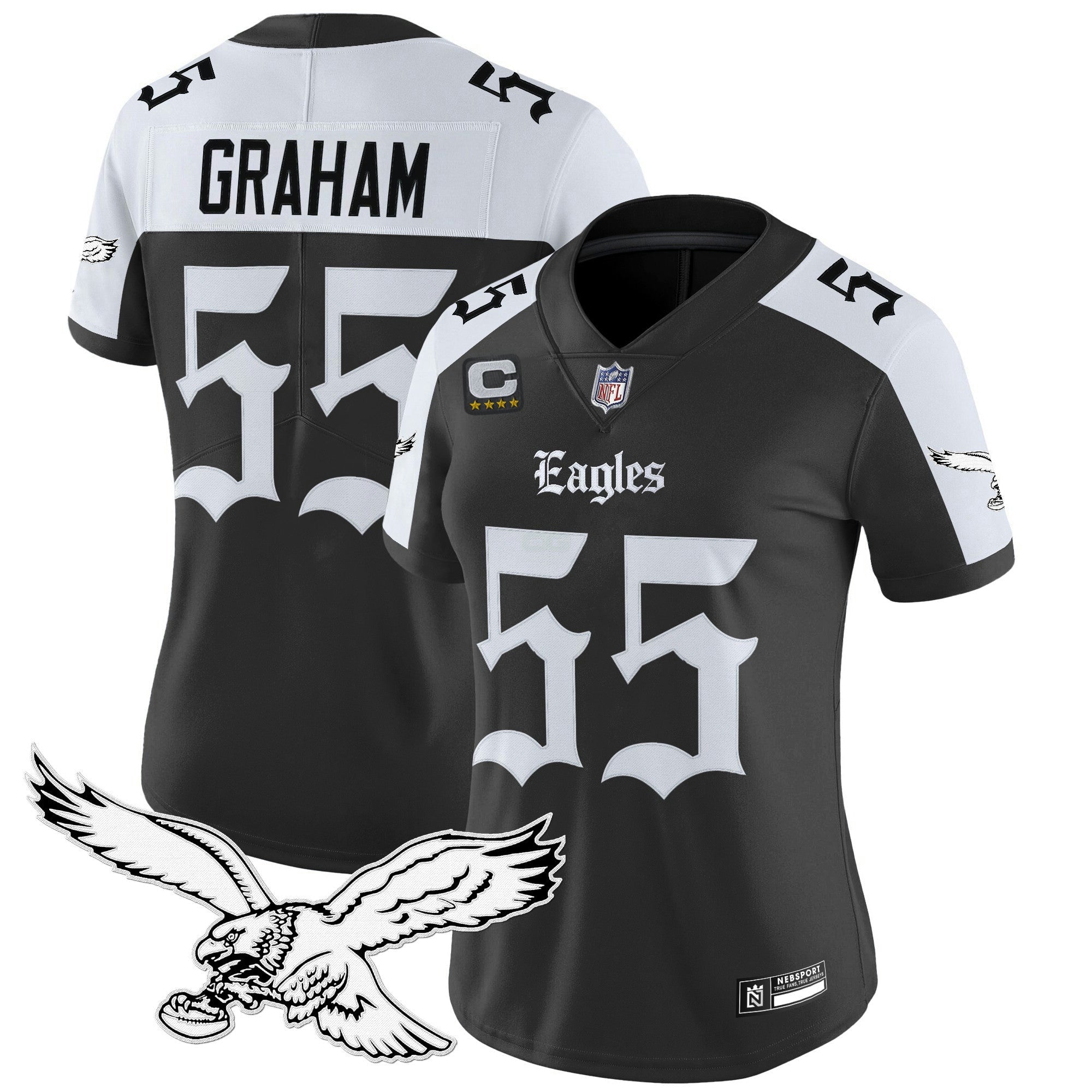 Camisa NFL Women’s Philadelphia ‘Gothic Philly Edition’ Vapor Limited Jersey