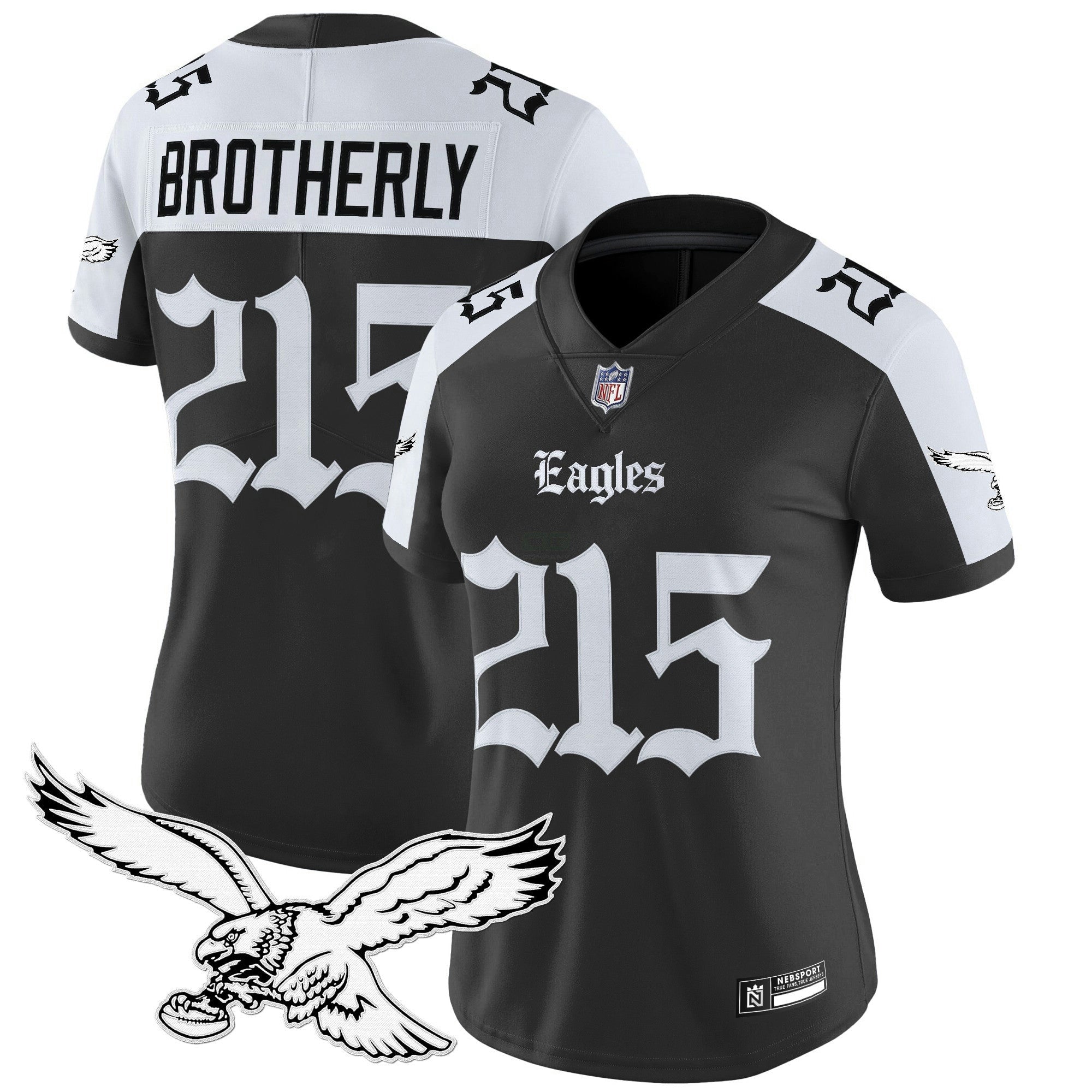 Camisa NFL Women’s Philadelphia ‘Gothic Philly Edition’ Vapor Limited Jersey