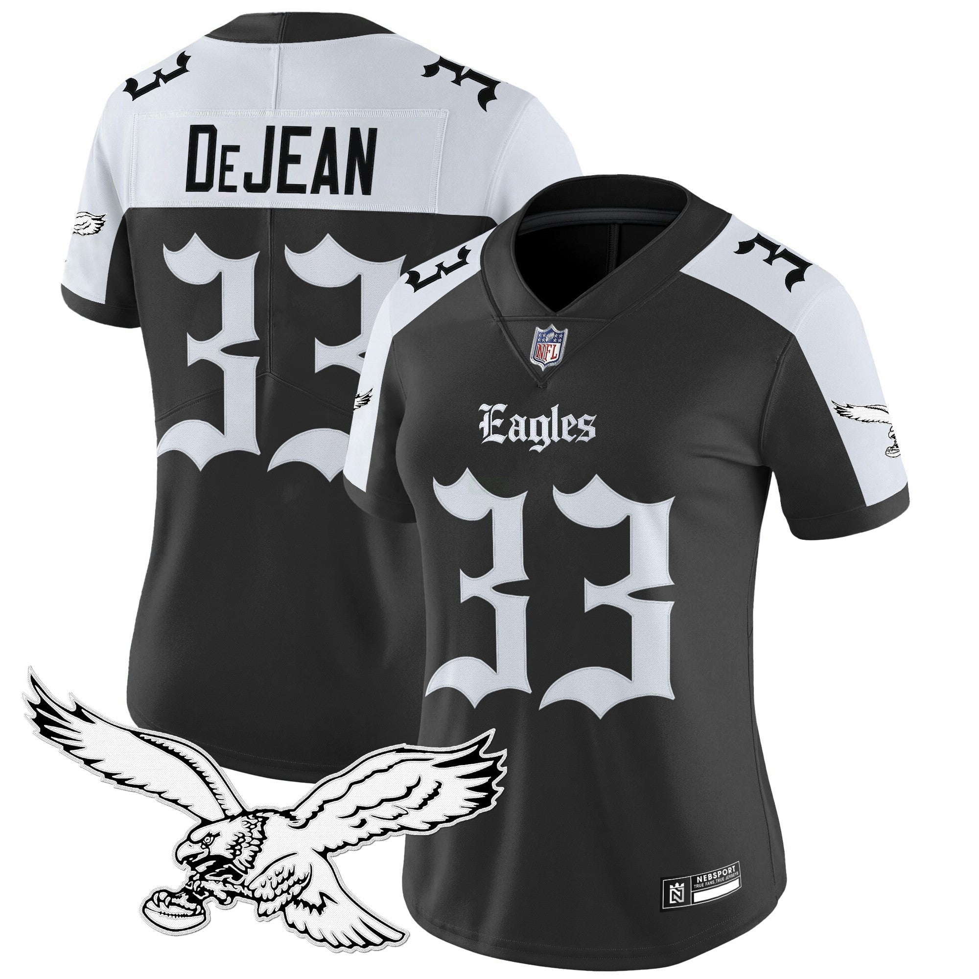 Camisa NFL Women’s Philadelphia ‘Gothic Philly Edition’ Vapor Limited Jersey
