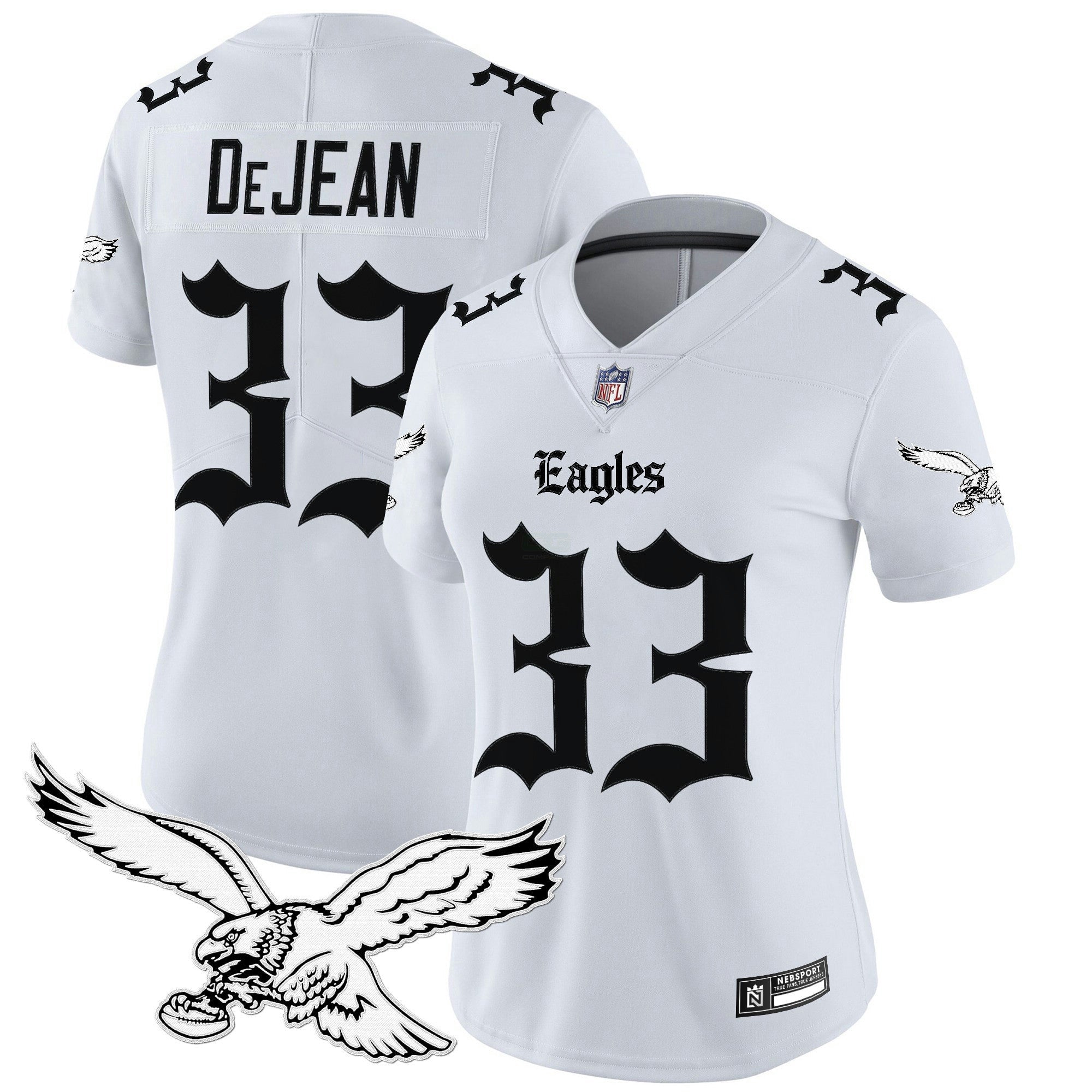 Camisa NFL Women’s Philadelphia ‘Gothic Philly Edition’ Vapor Limited Jersey