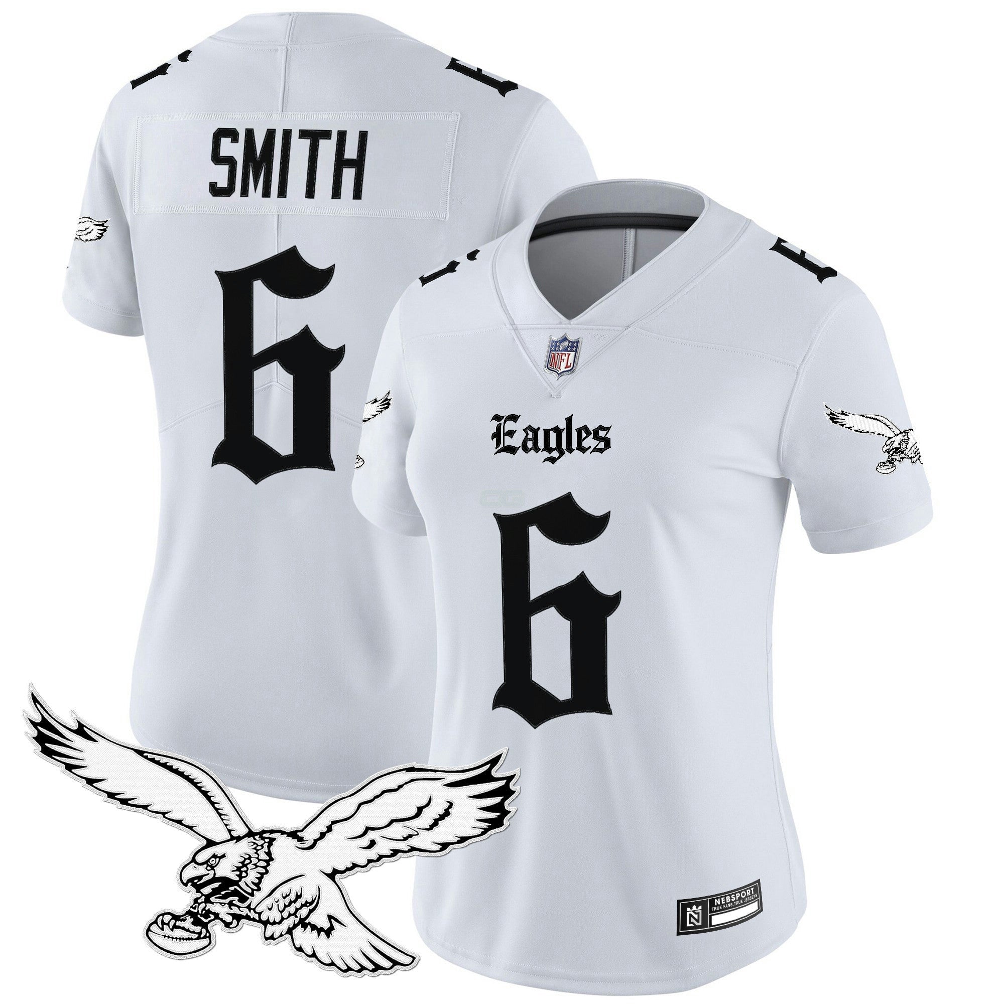 Camisa NFL Women’s Philadelphia ‘Gothic Philly Edition’ Vapor Limited Jersey