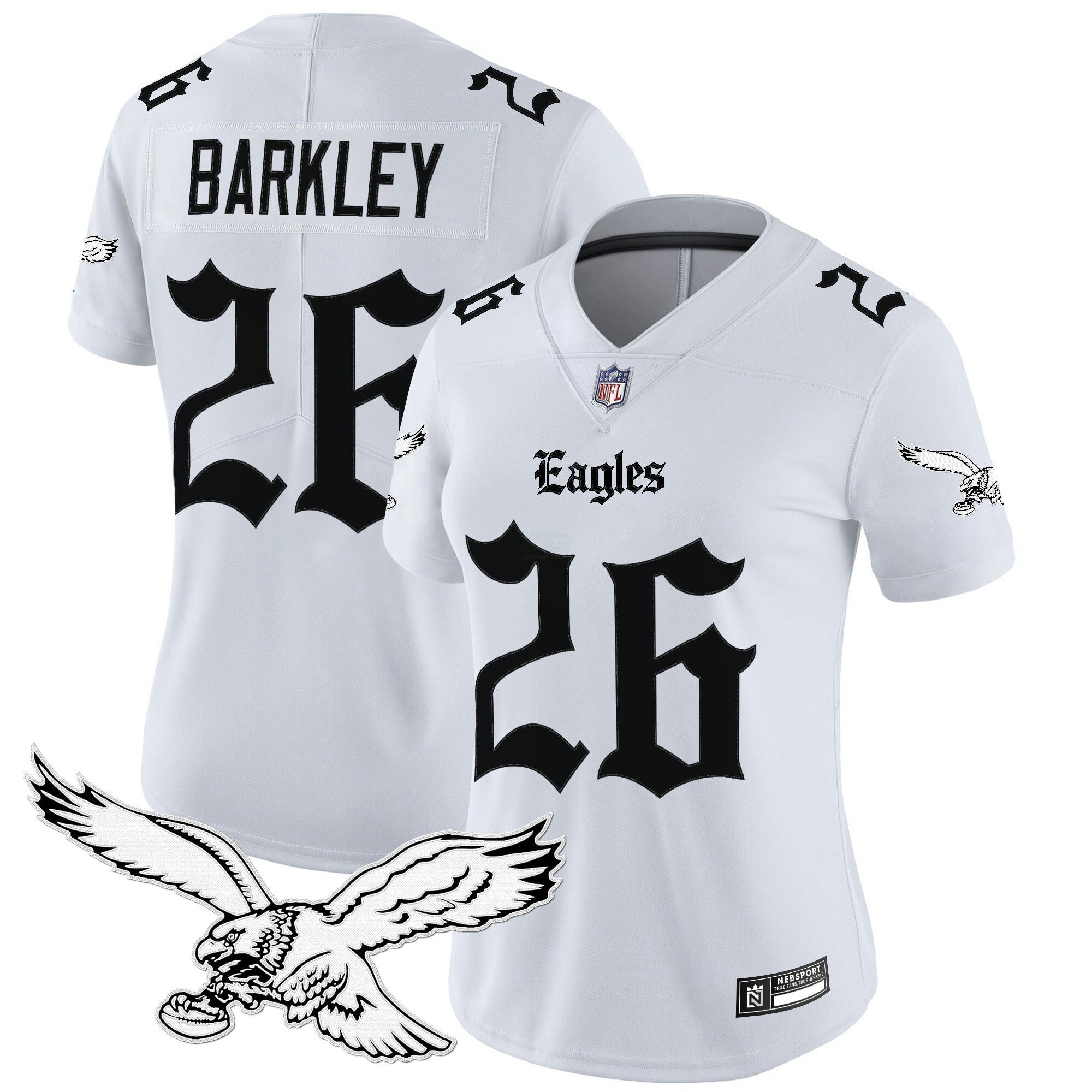 Camisa NFL Women’s Philadelphia ‘Gothic Philly Edition’ Vapor Limited Jersey
