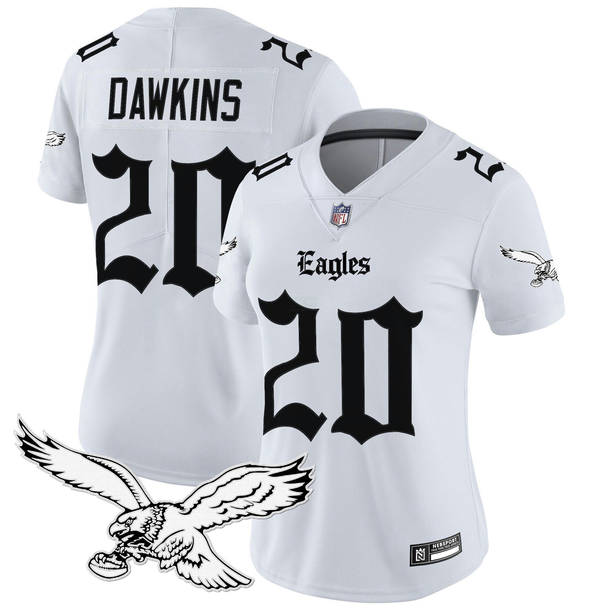 Camisa NFL Women’s Philadelphia ‘Gothic Philly Edition’ Vapor Limited Jersey