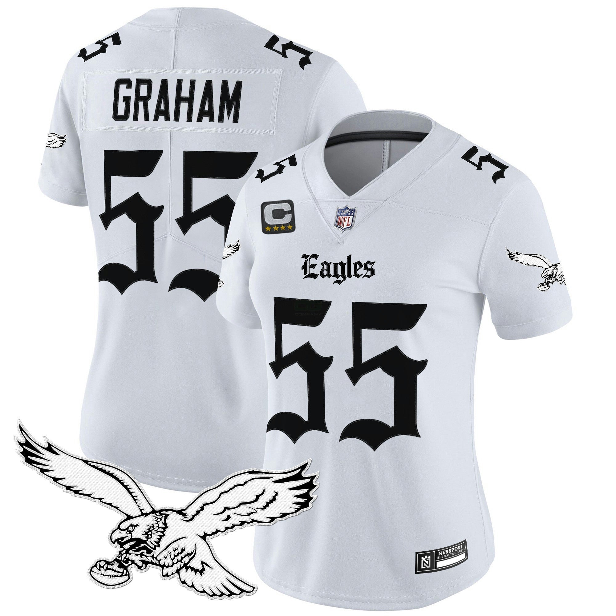 Camisa NFL Women’s Philadelphia ‘Gothic Philly Edition’ Vapor Limited Jersey