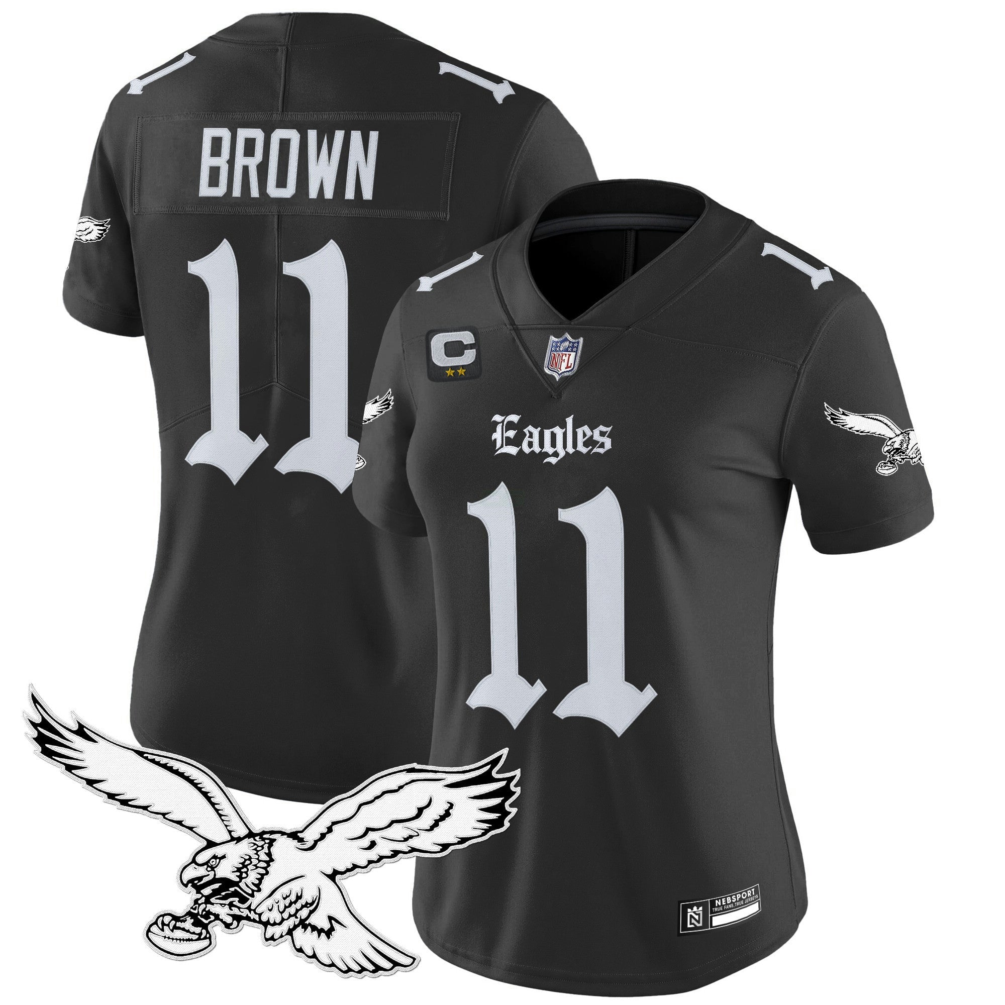 Camisa NFL Women’s Philadelphia ‘Gothic Philly Edition’ Vapor Limited Jersey