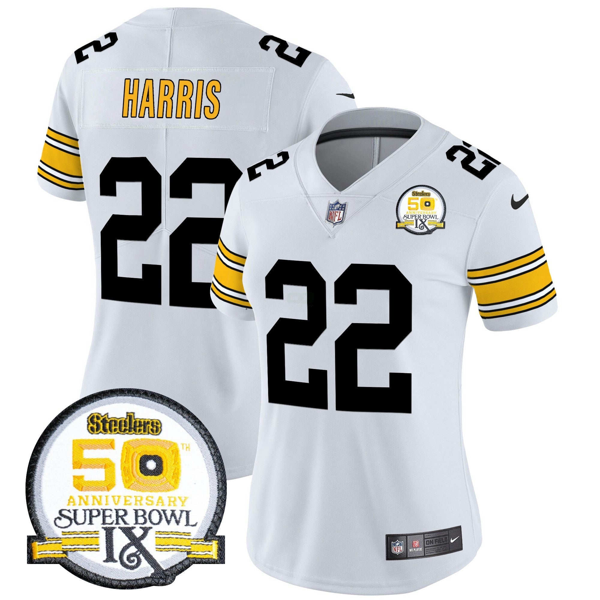 Camisa NFL Women’s Pittsburgh Throwback 2024 Vapor Limited Jersey