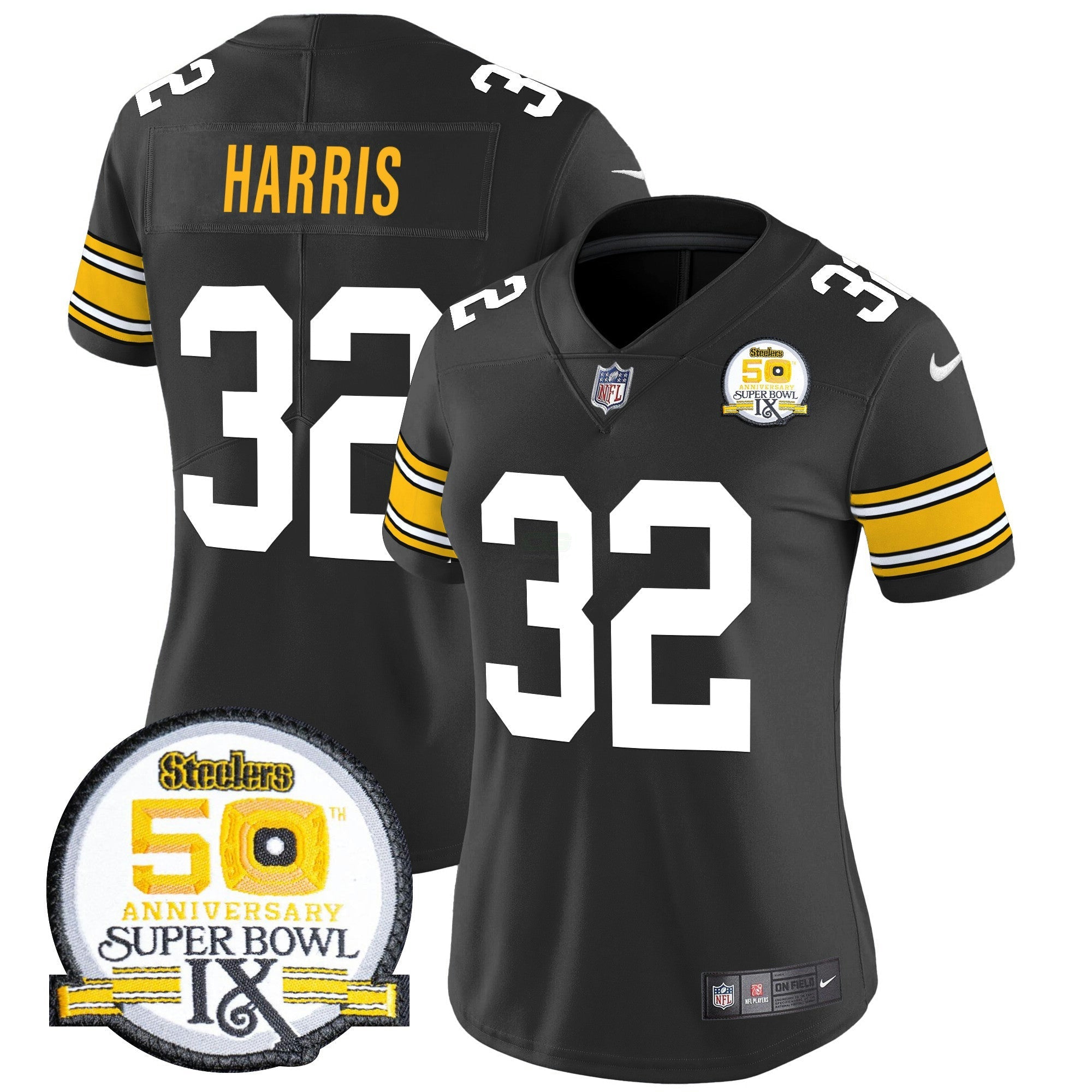 Camisa NFL Women’s Pittsburgh Throwback 2024 Vapor Limited Jersey