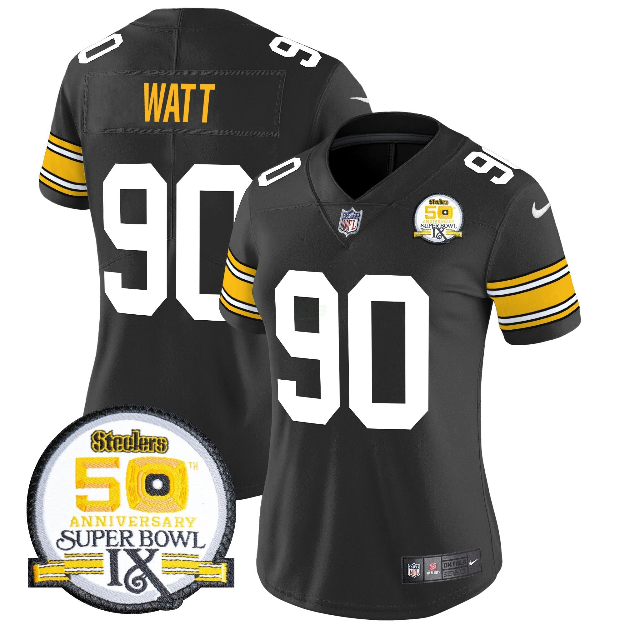Camisa NFL Women’s Pittsburgh Throwback 2024 Vapor Limited Jersey