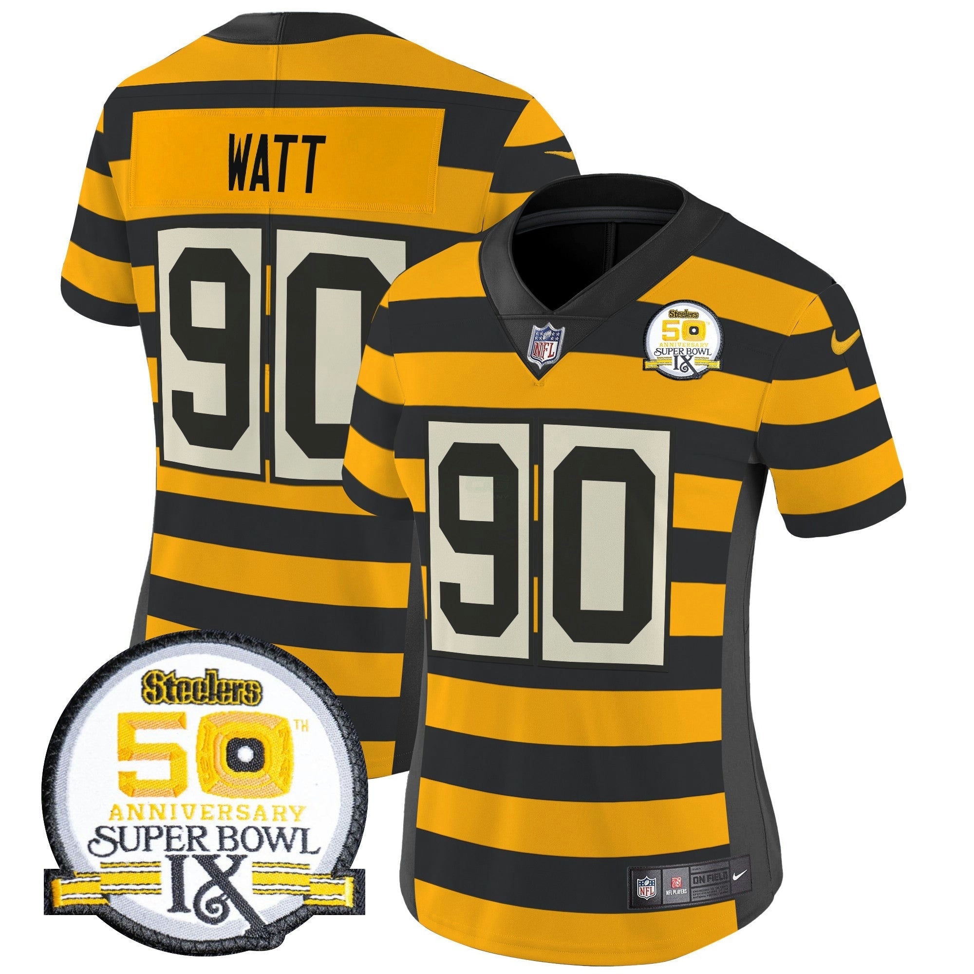 Camisa NFL Women’s Pittsburgh Throwback 2024 Vapor Limited Jersey