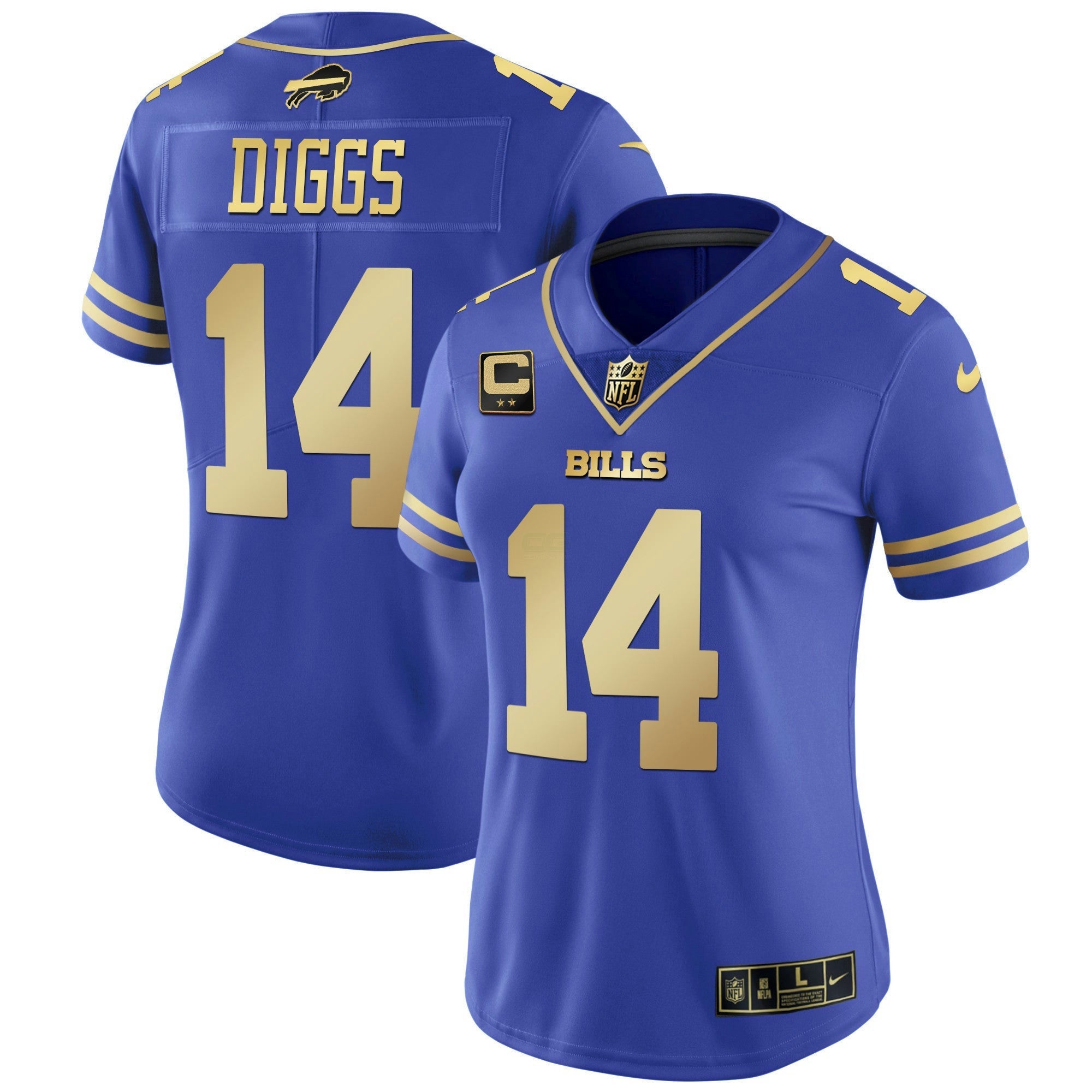 Camisa NFL Women’s Preta Vermelha Vapor Jersey