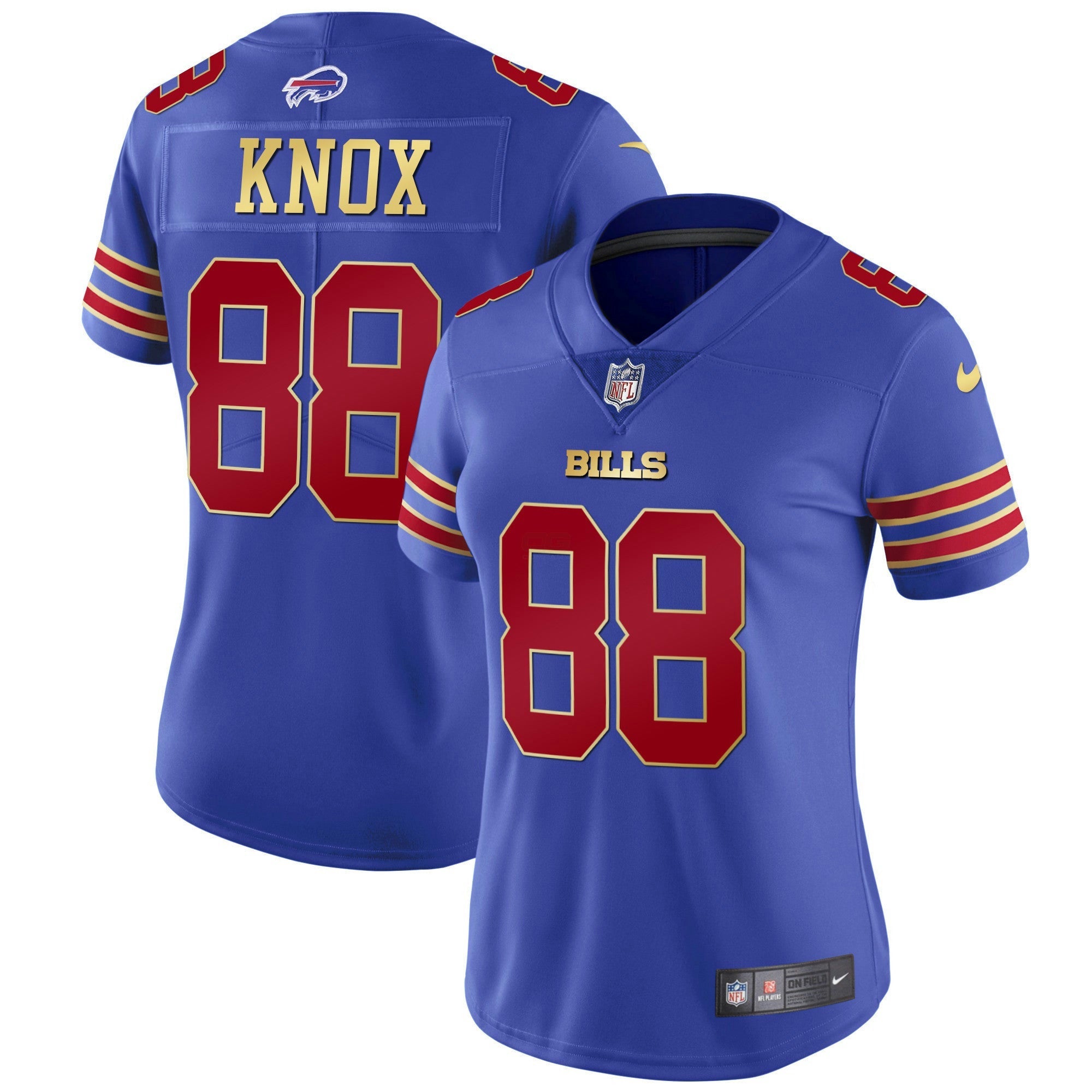 Camisa NFL Women’s Preta Vermelha Vapor Jersey