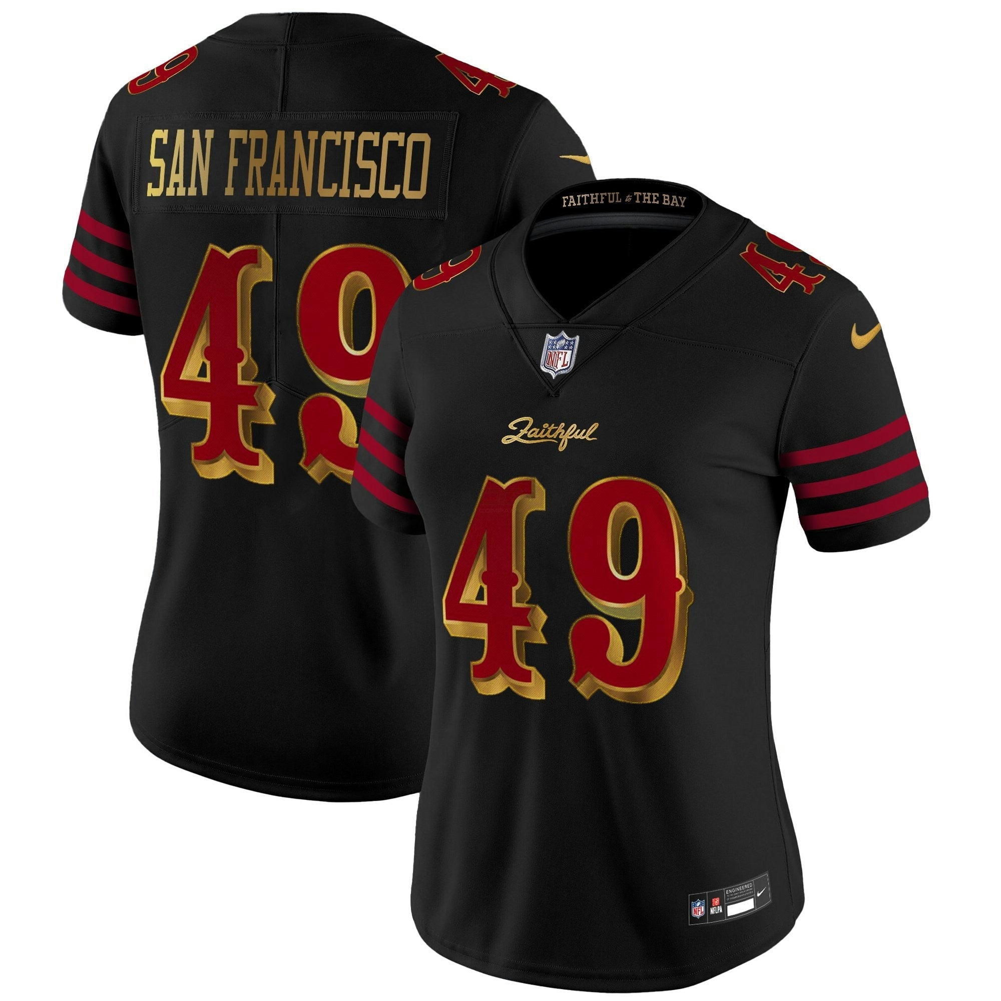 Camisa NFL Women’s San Francisco 2025 “Rivalries” Vapor Limited Jersey