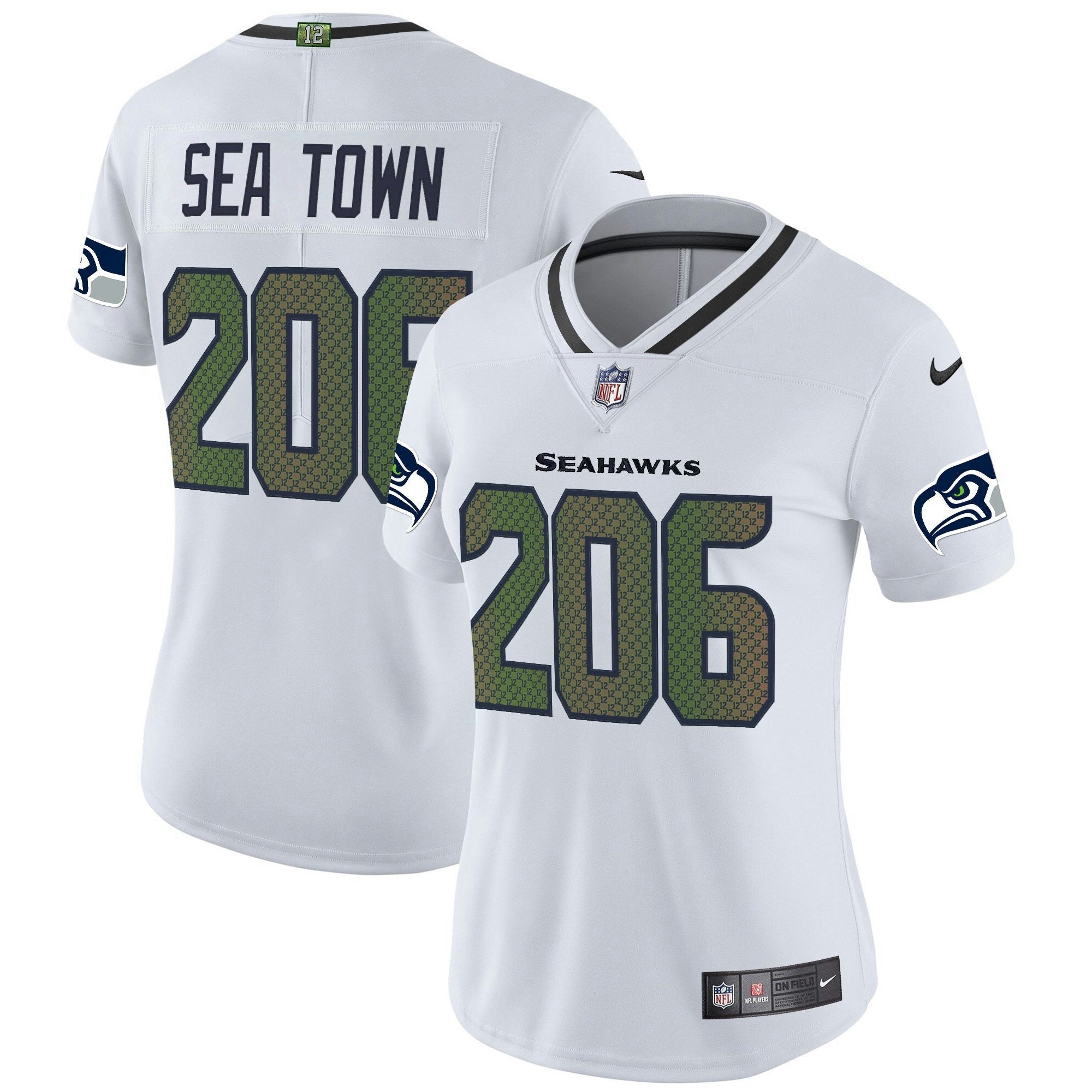 Camisa NFL Women’s Seattle 2025 “Rivalries” Vapor Limited Jersey