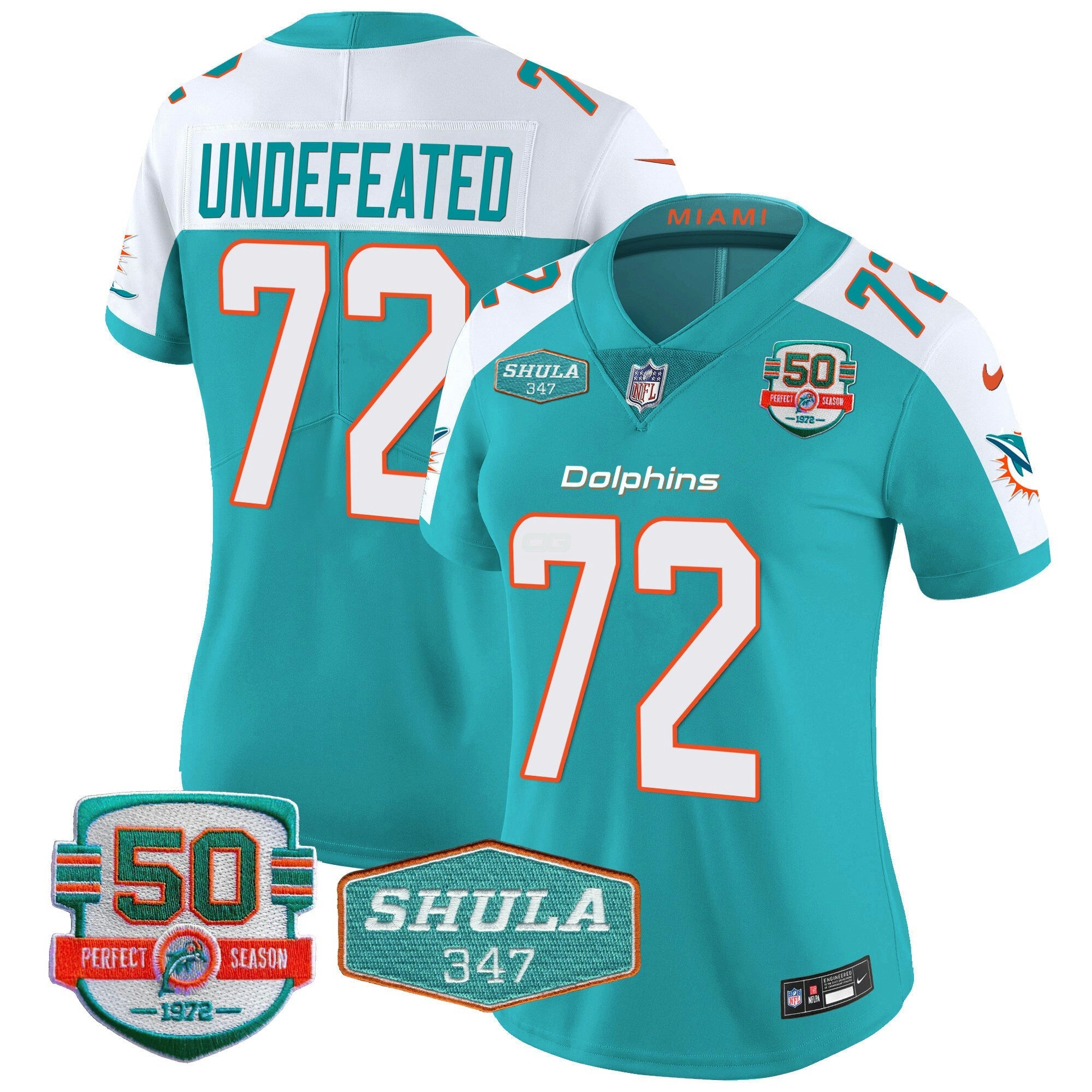 Camisa NFL Women’s Shula 347 Patch Vapor Jersey