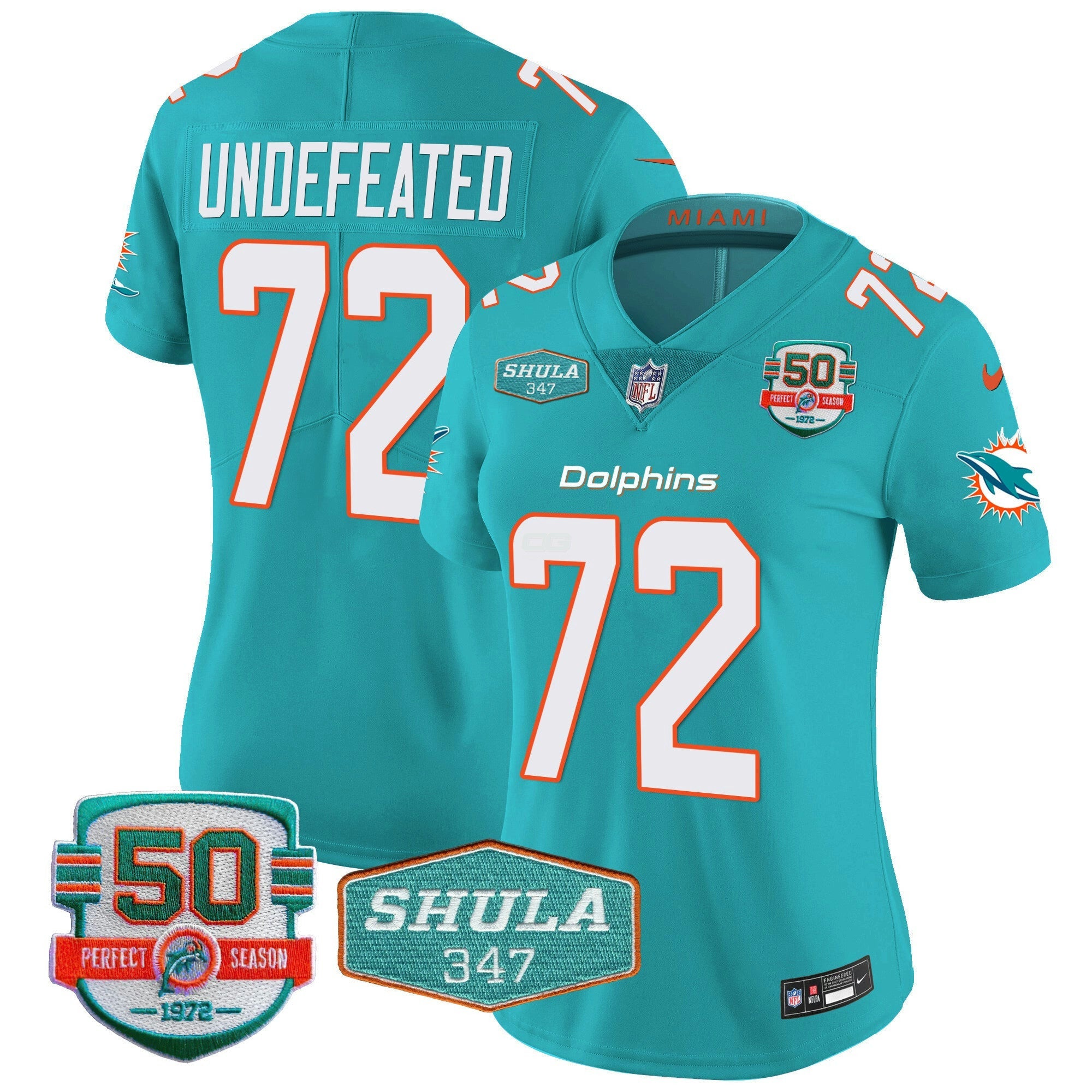 Camisa NFL Women’s Shula 347 Patch Vapor Jersey