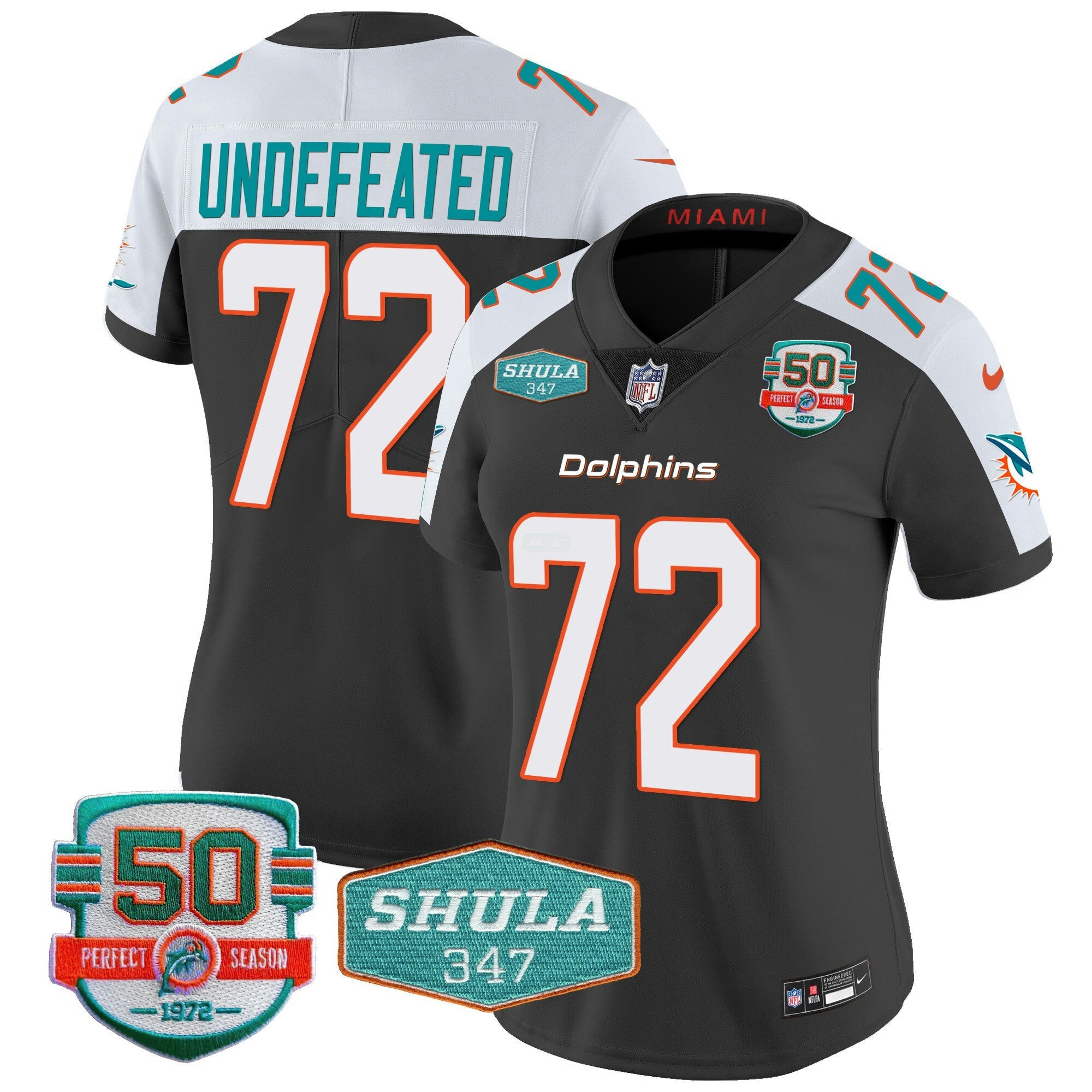 Camisa NFL Women’s Shula 347 Patch Vapor Jersey