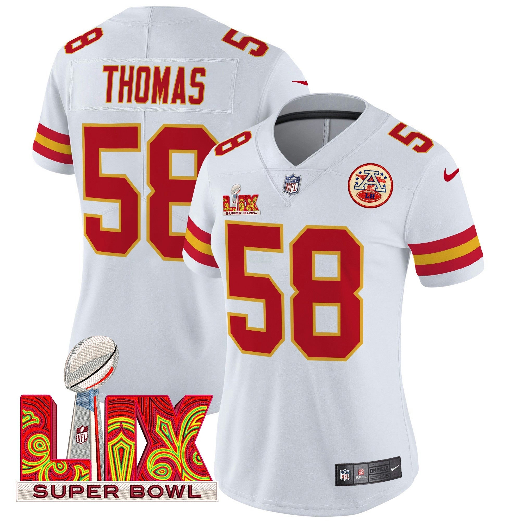 Camisa NFL Women’s Super Bowl LIX Patch Vapor Limited Jersey