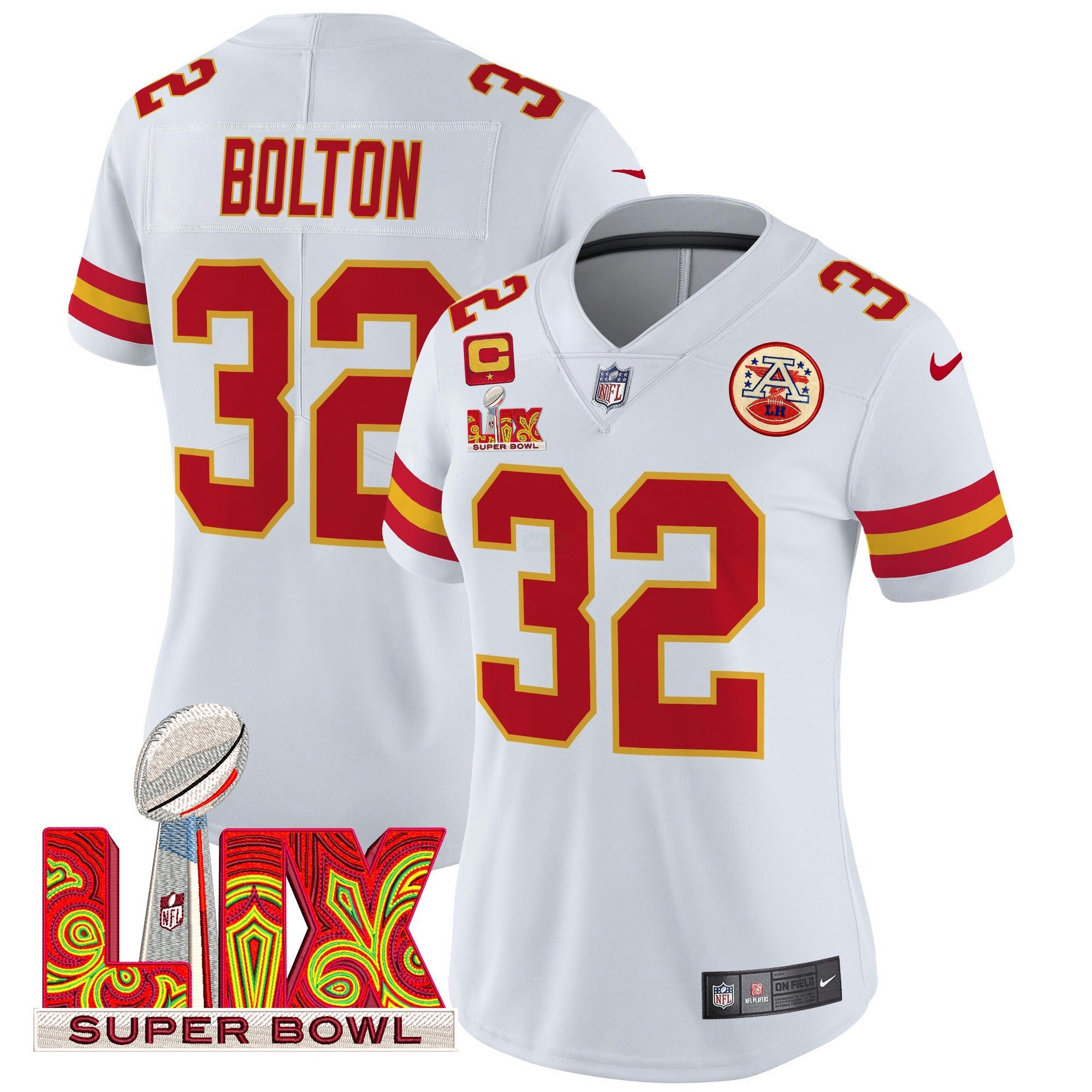 Camisa NFL Women’s Super Bowl LIX Patch Vapor Limited Jersey
